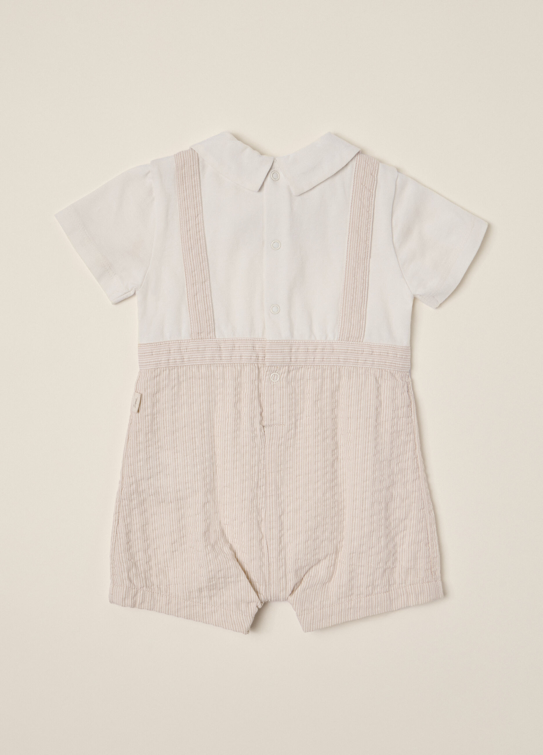 Pagliaccetto in puro cotone IANA neonato