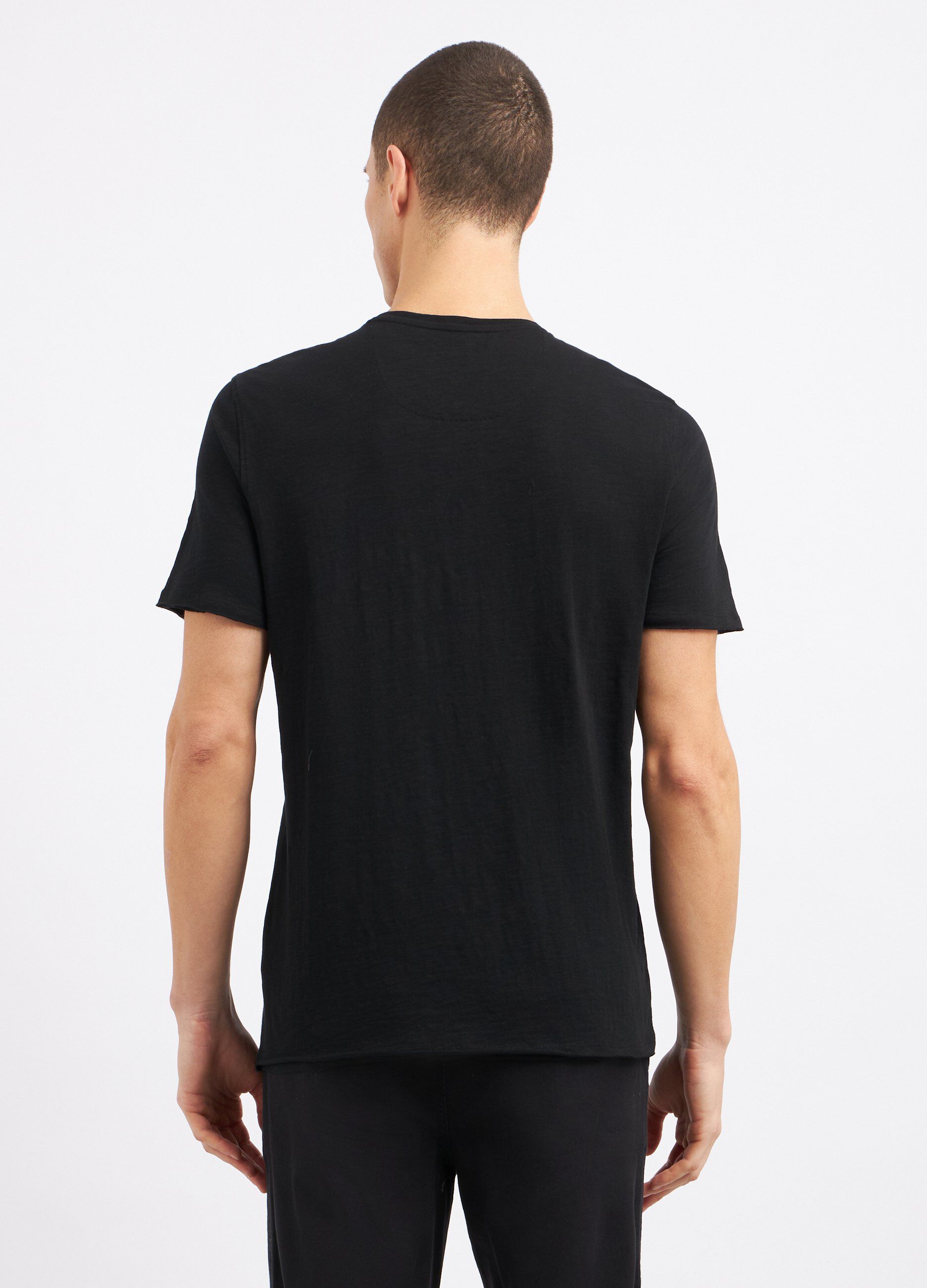 T-shirt in puro cotone slub uomo_1