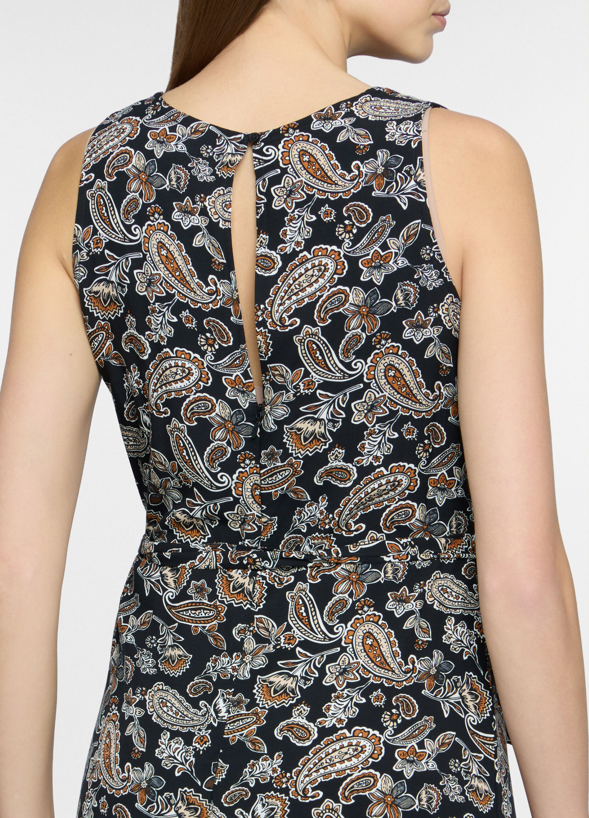 Abito lungo con stampa donna_2