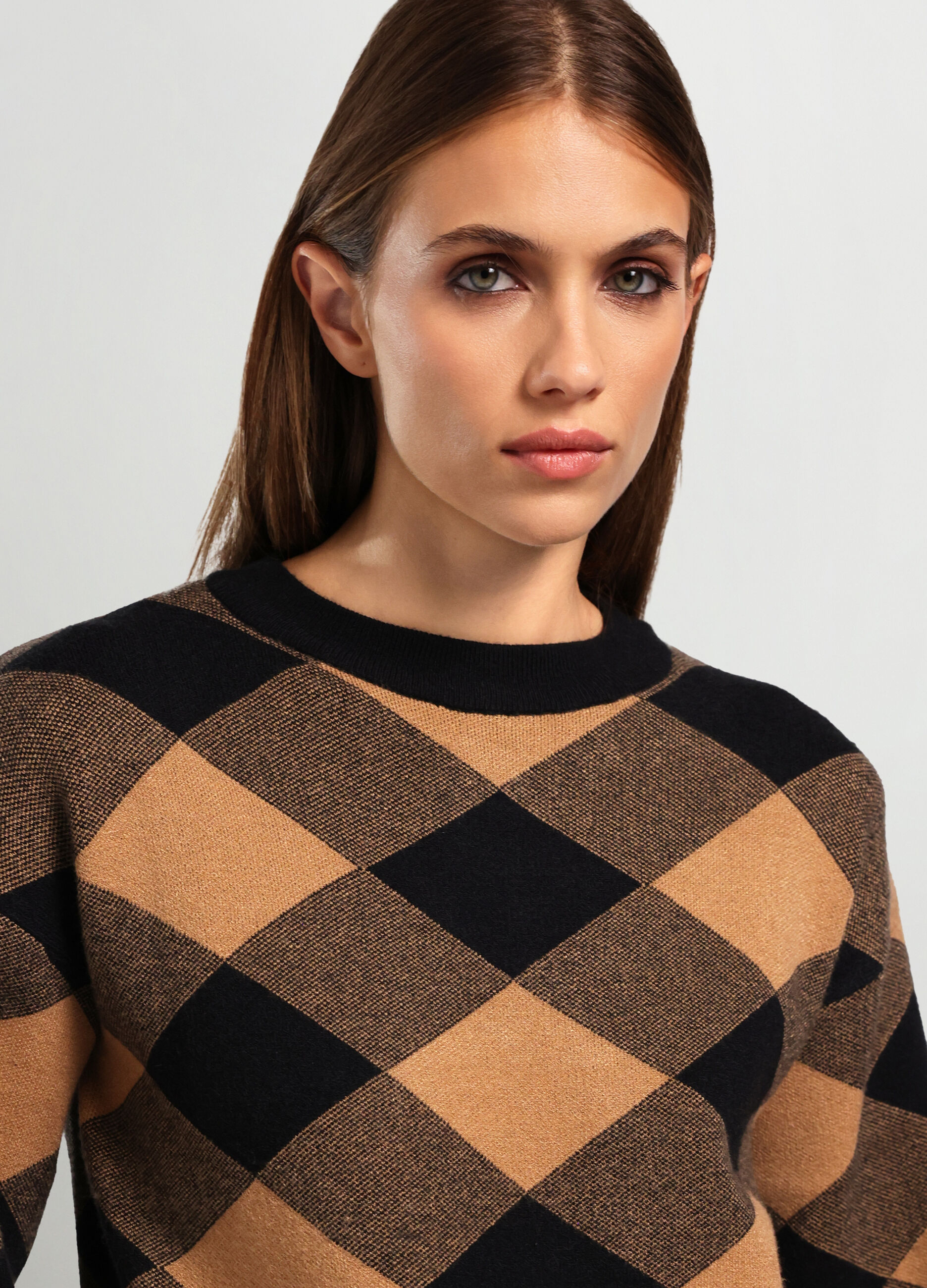 Girocollo tricot misto viscosa donna_2