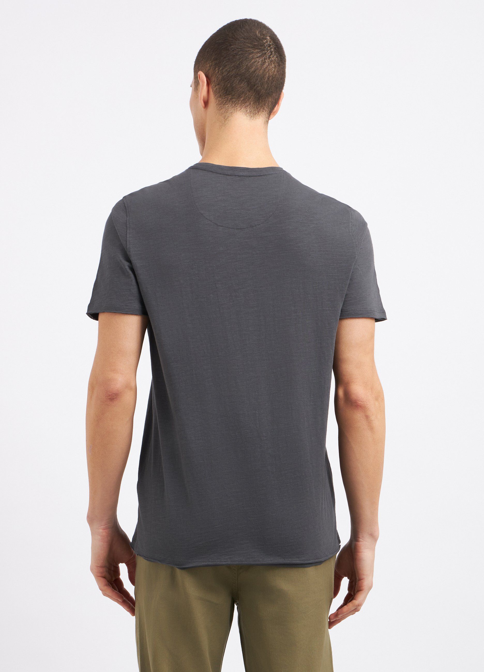 T-shirt in puro cotone slub uomo_1
