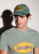 Cappello baseball effetto denim con toppa uomo_0