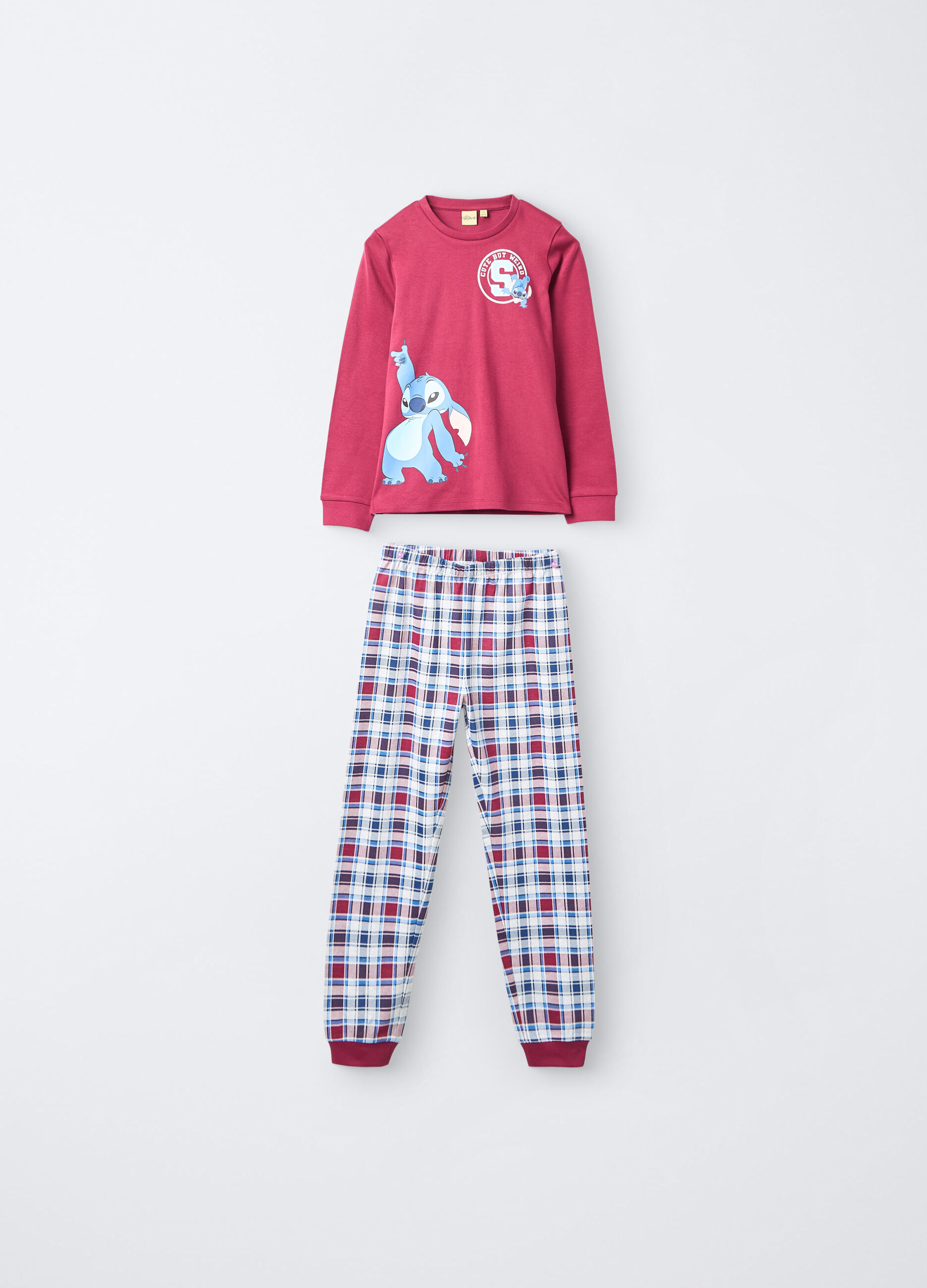 Set pigiama lungo Disney in interlock di puro cotone bambina_0