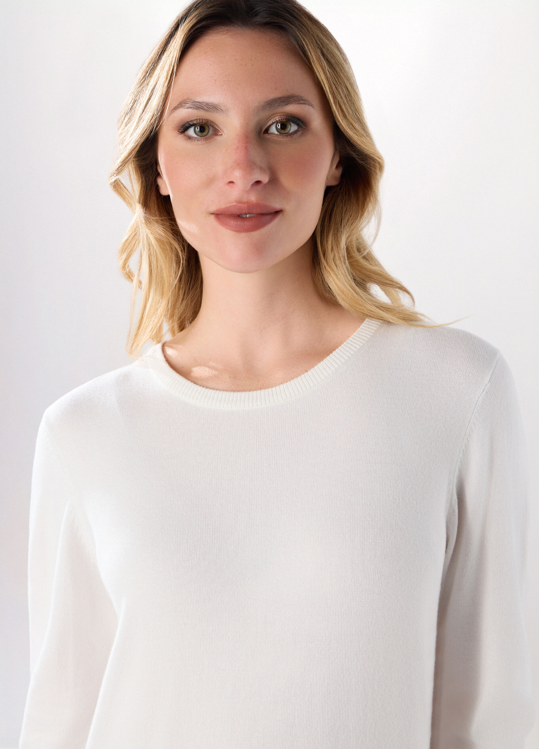 Pullover tricot misto viscosa donna_2