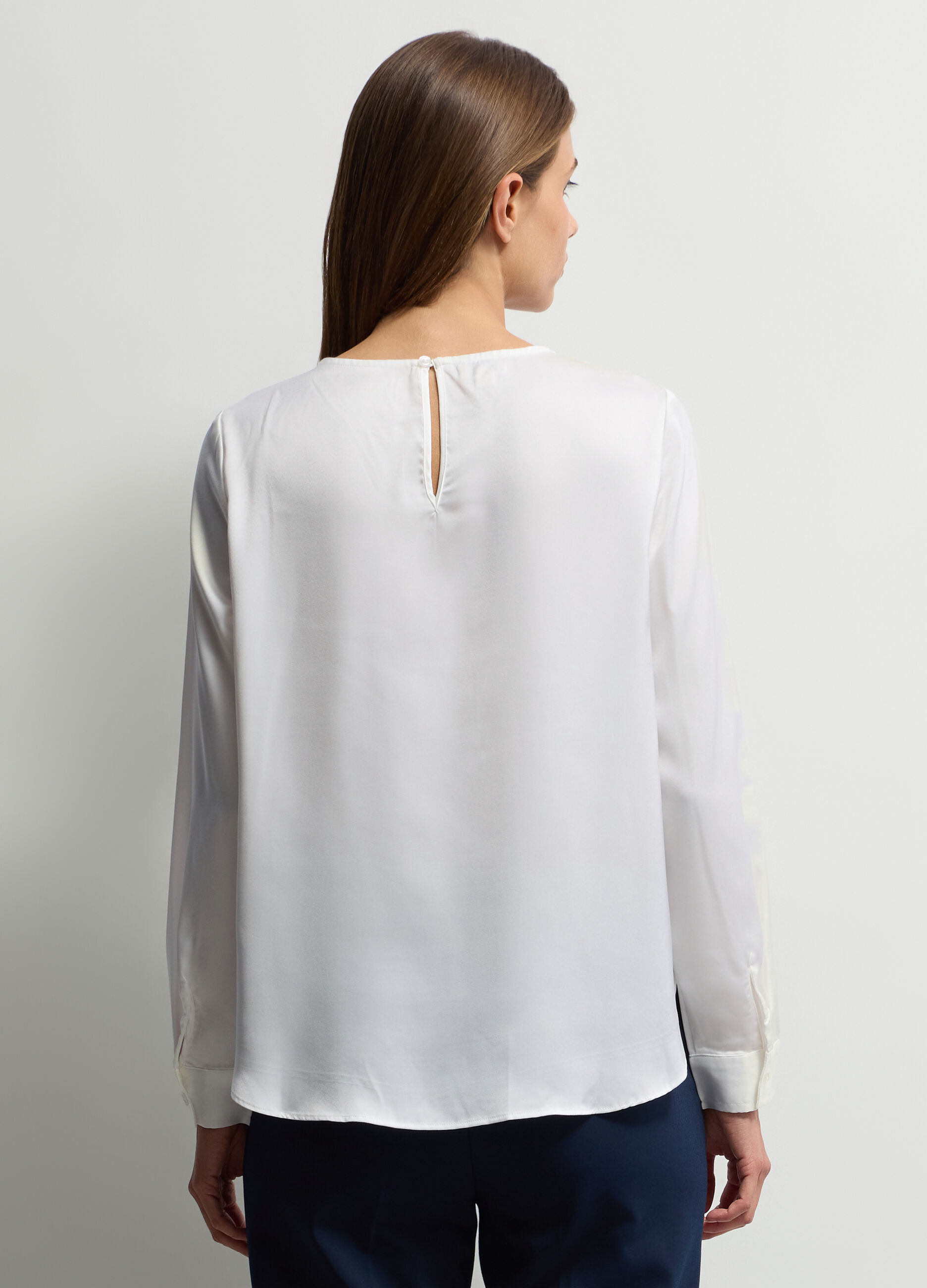 Blusa Fit Regular girocollo donna_1
