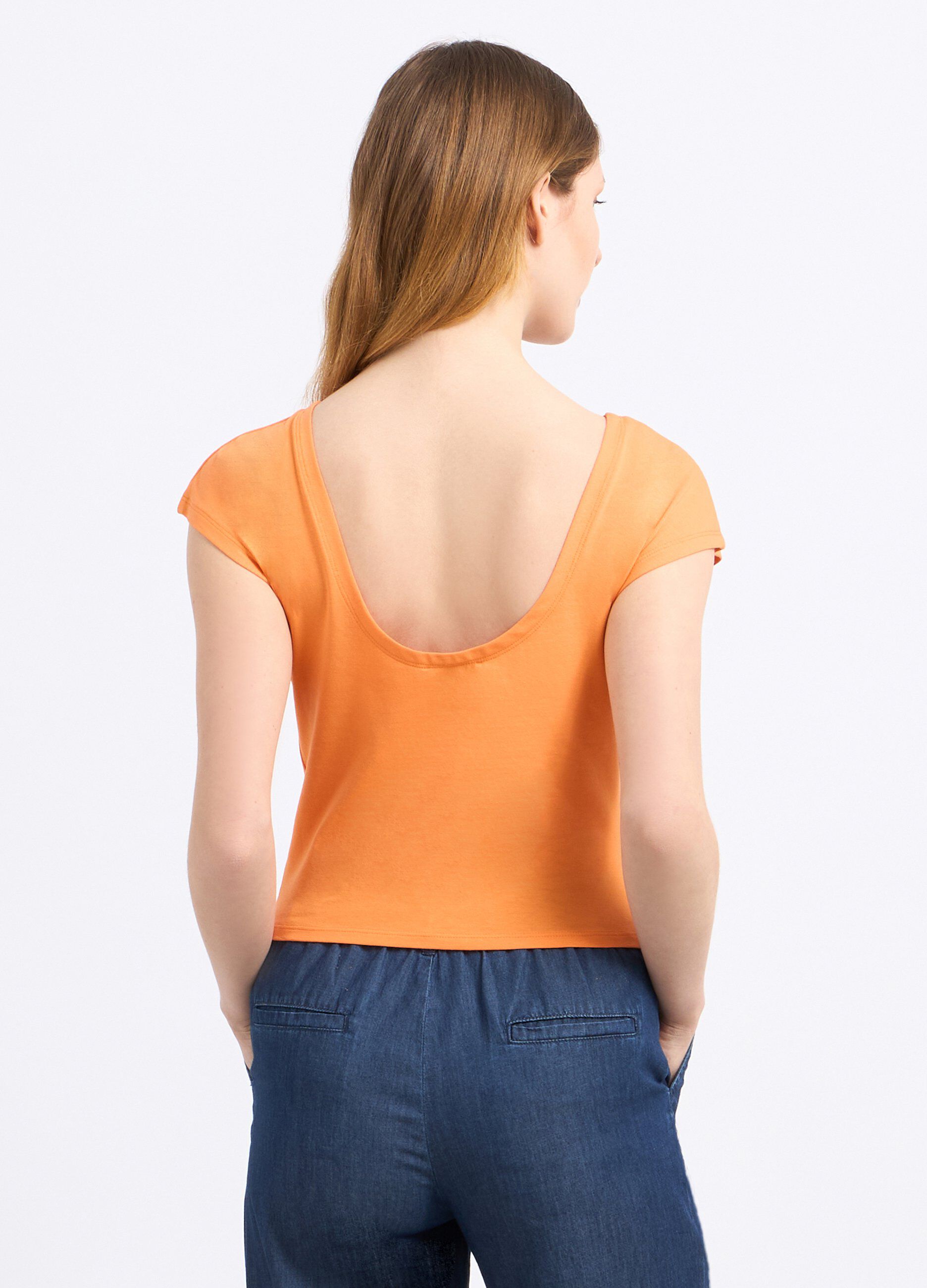 Top in cotone stretch donna_1