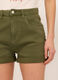 Shorts fit regular in denim di cotone stretch donna_3