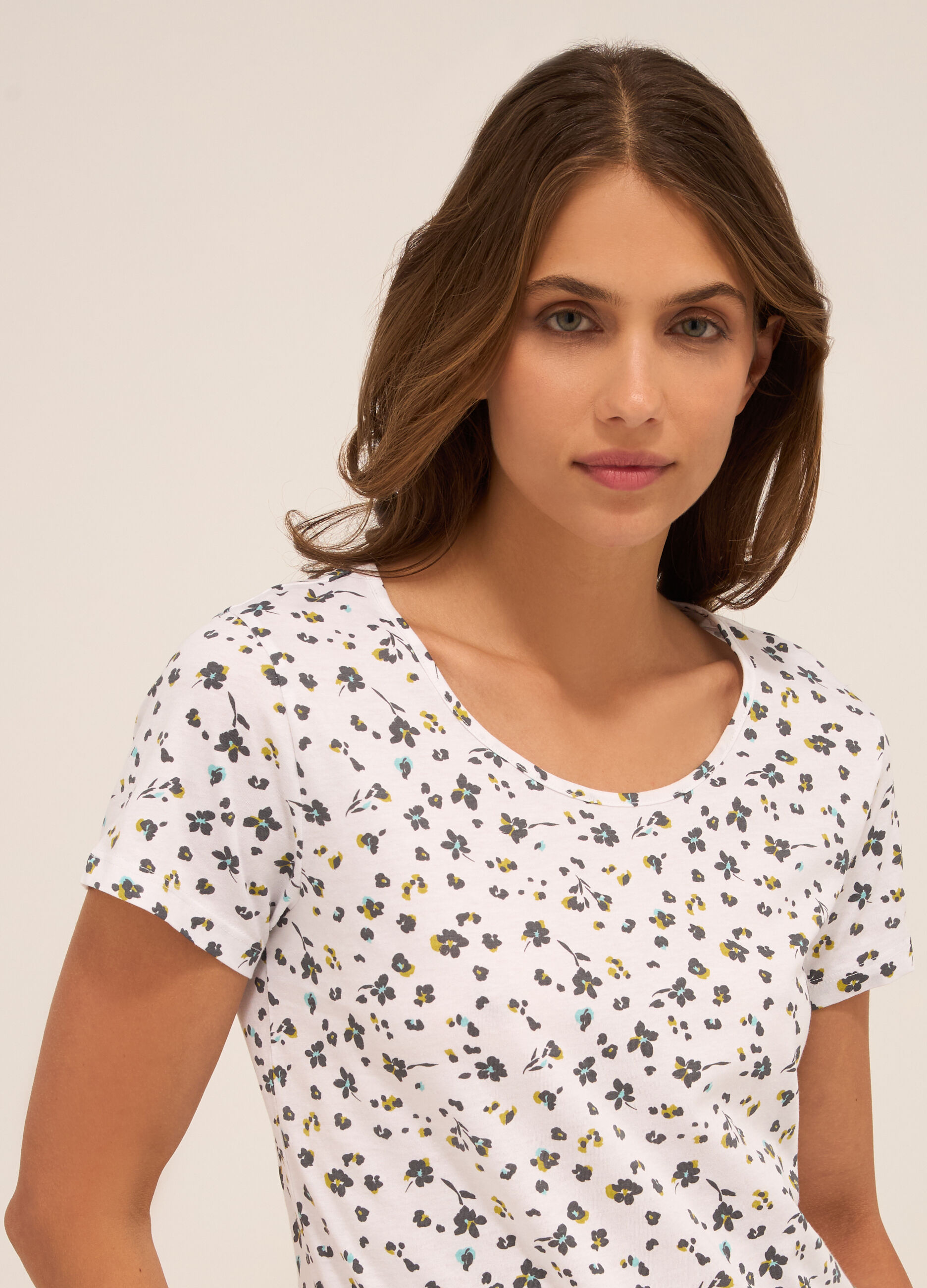 T-shirt in puro cotone donna_2