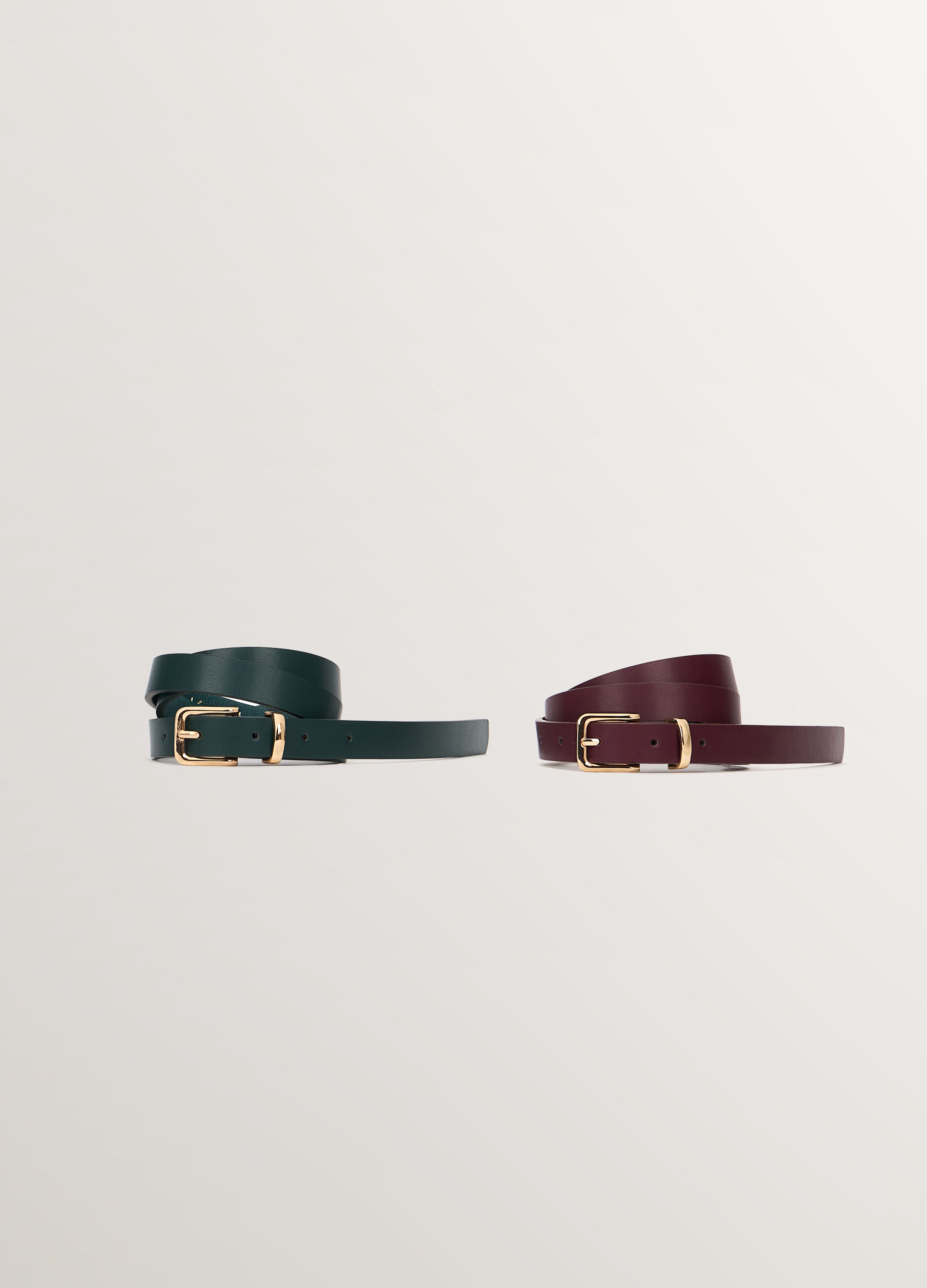 Pack 2 cinture in eco pelle donna_0