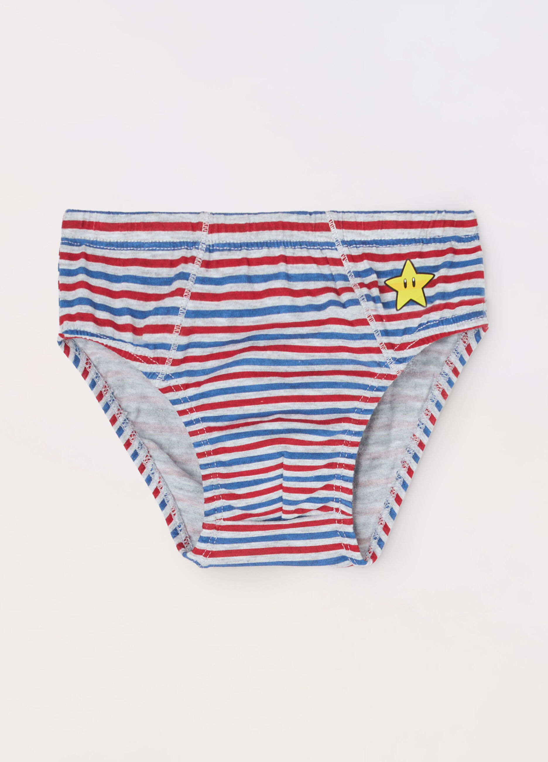 Pack 3 slip in puro cotone bambino Super Mario_0