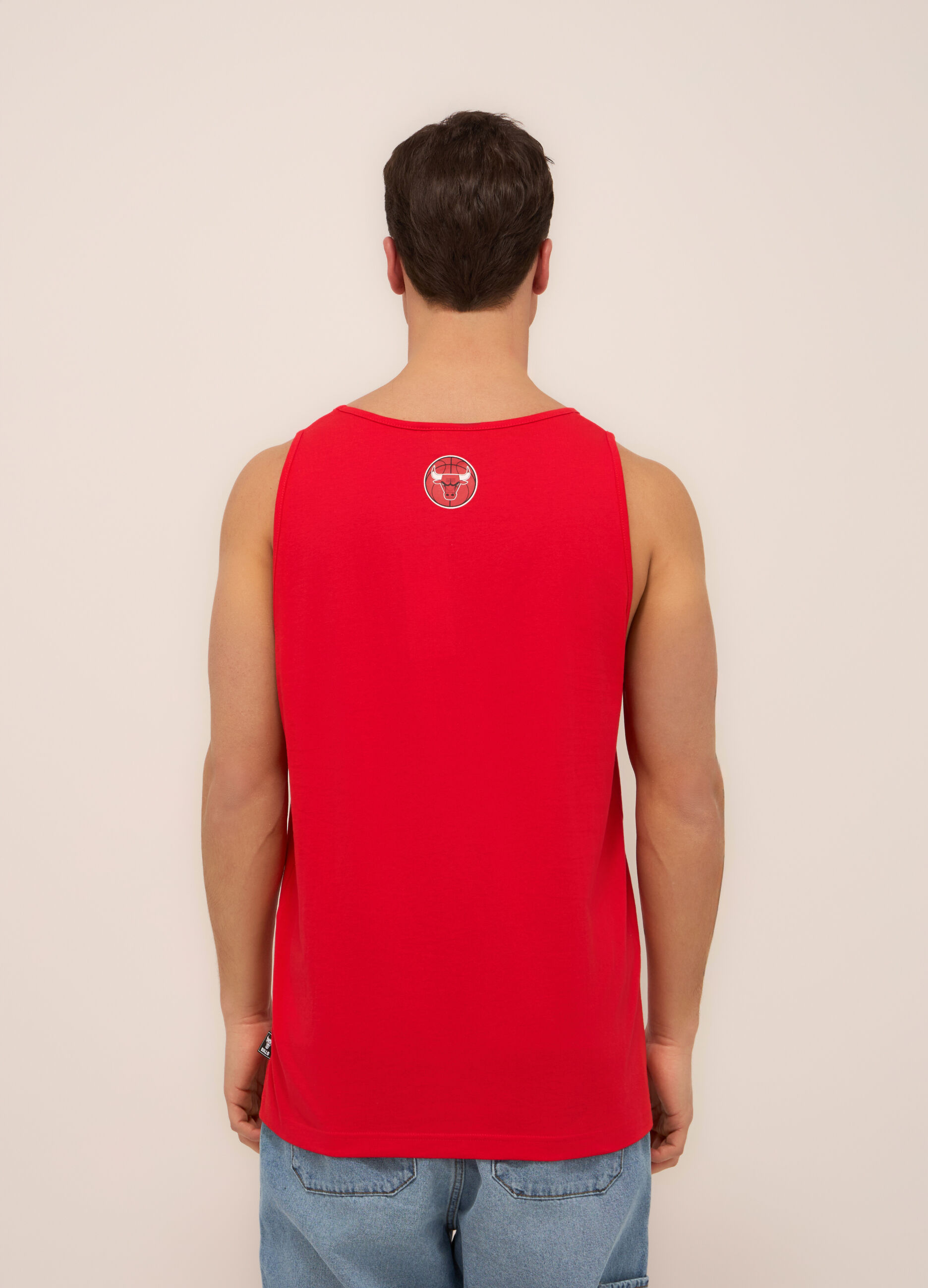 Canotta basketball in jersey uomo_1