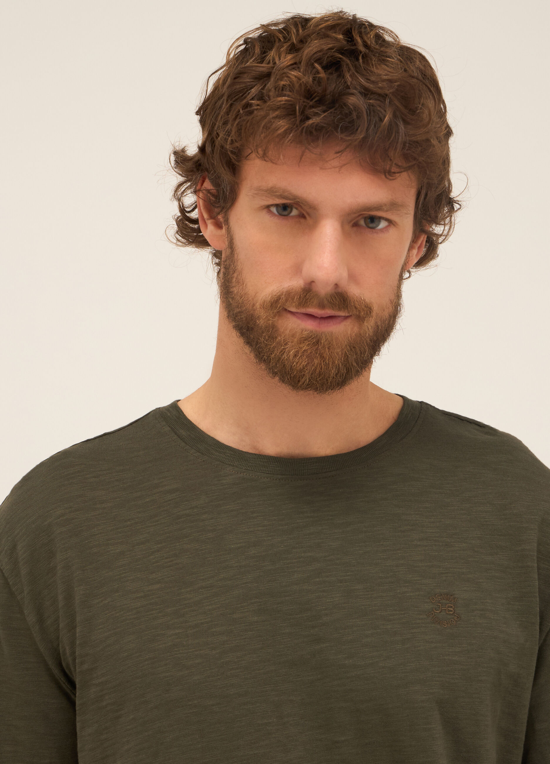 T-shirt in puro cotone con logo uomo_2