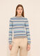 Pullover misto viscosa a righe donna_0