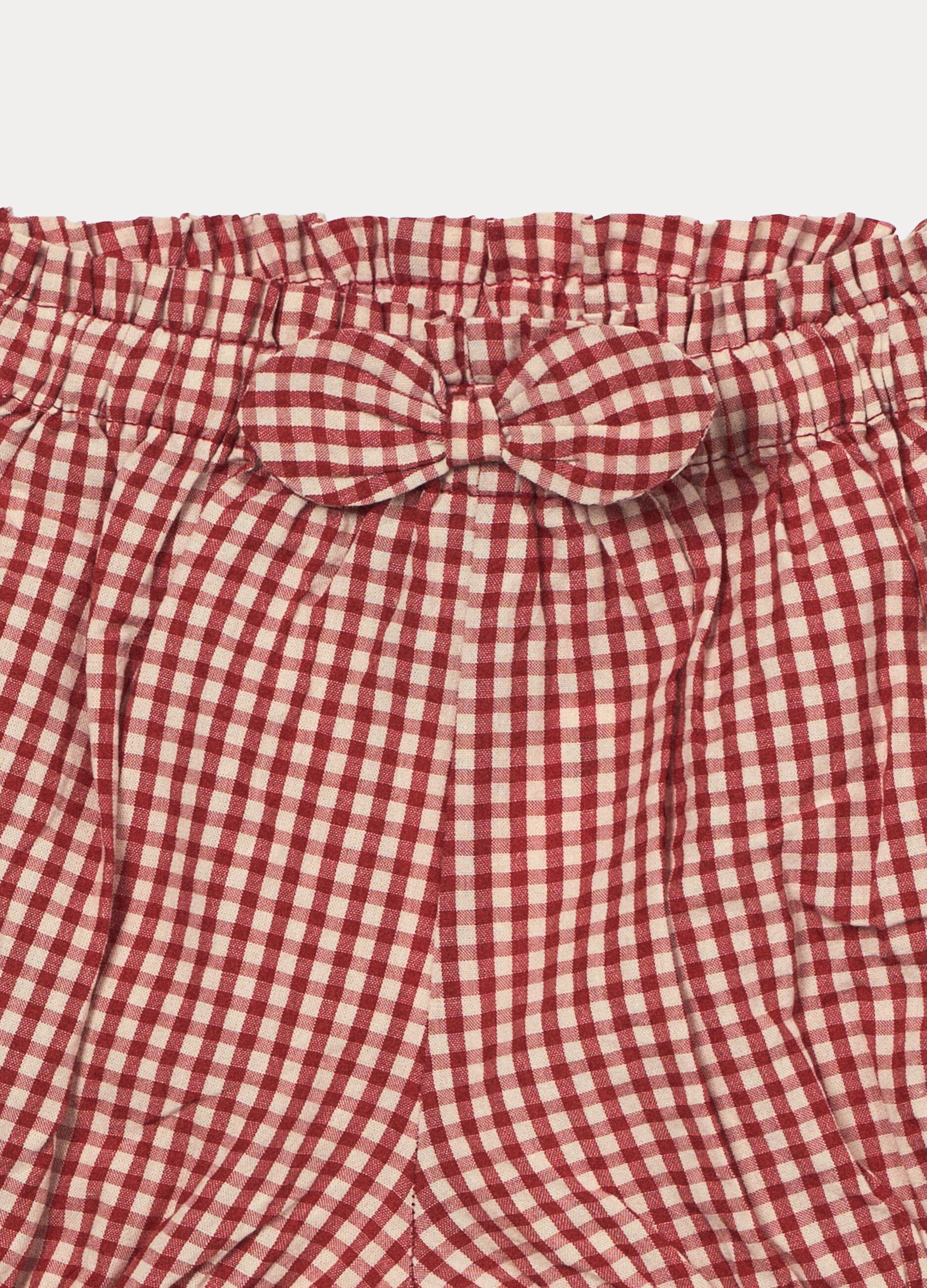 Shorts in puro cotone seersucker neonata_2