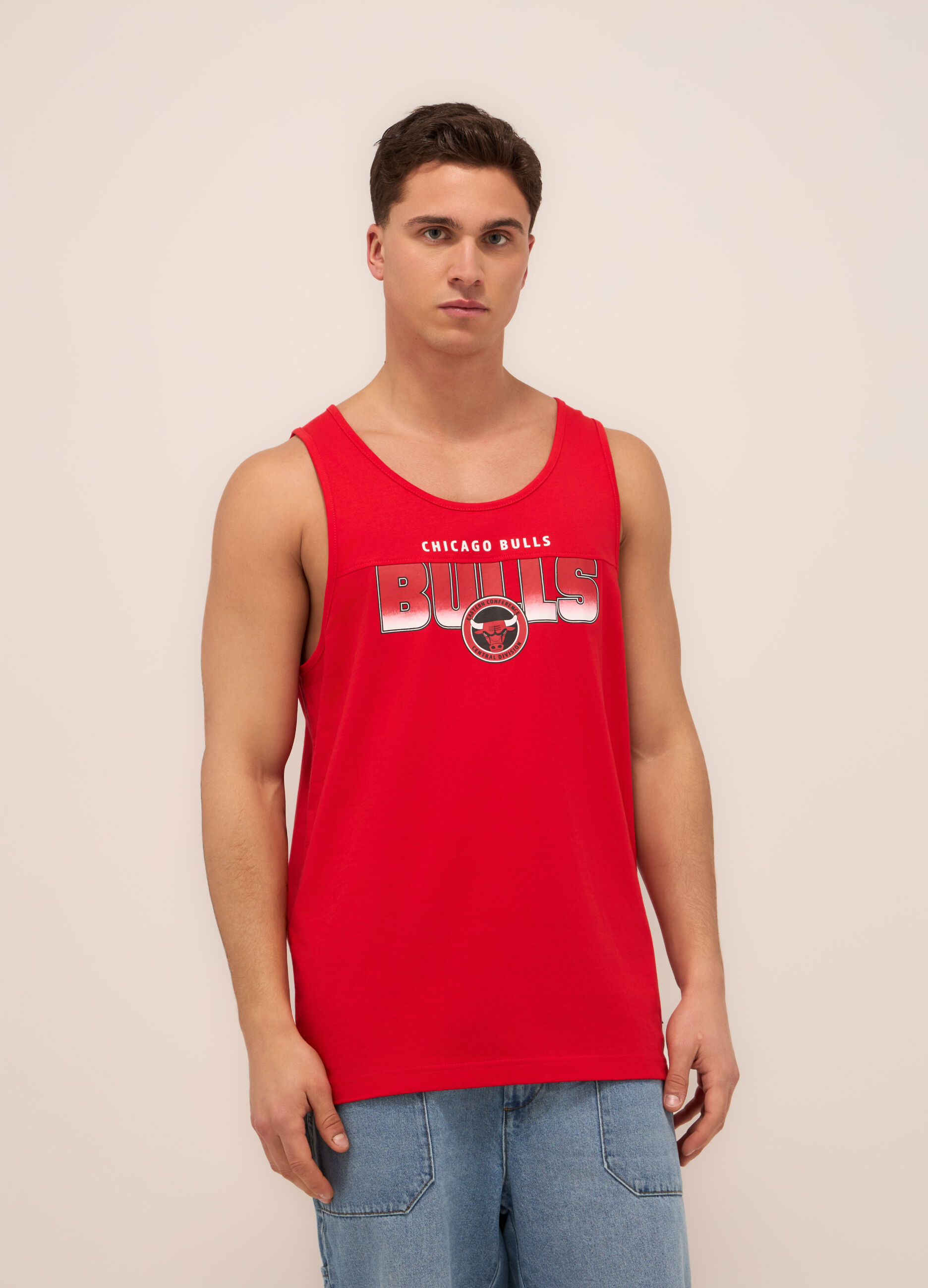 Canotta basketball in jersey uomo_0