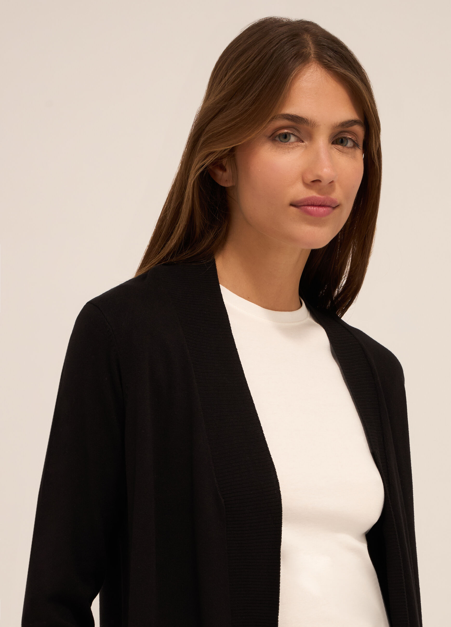 Cardigan in misto viscosa donna_2