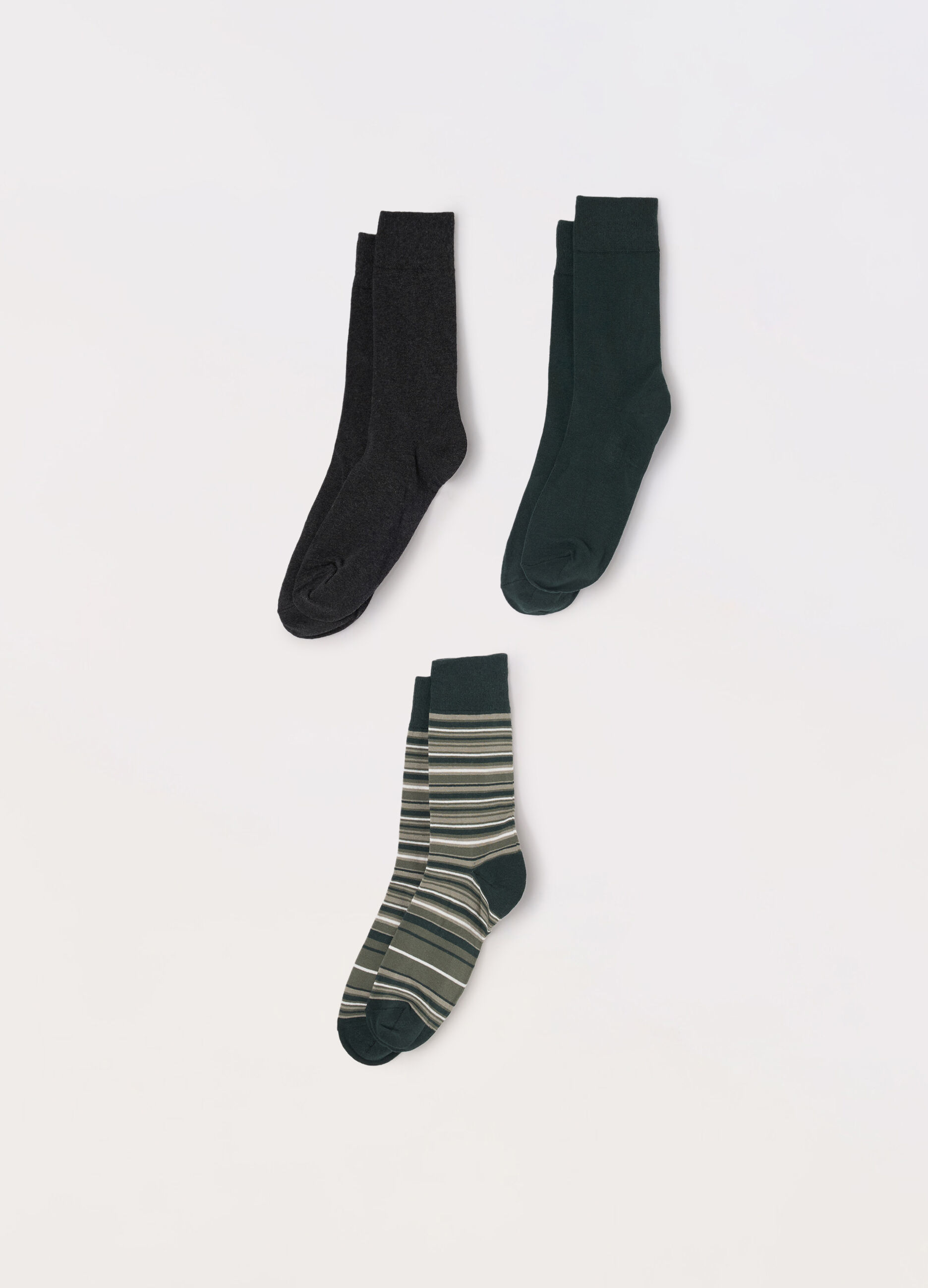 3 pack calze corte in cotone stretch uomo_0
