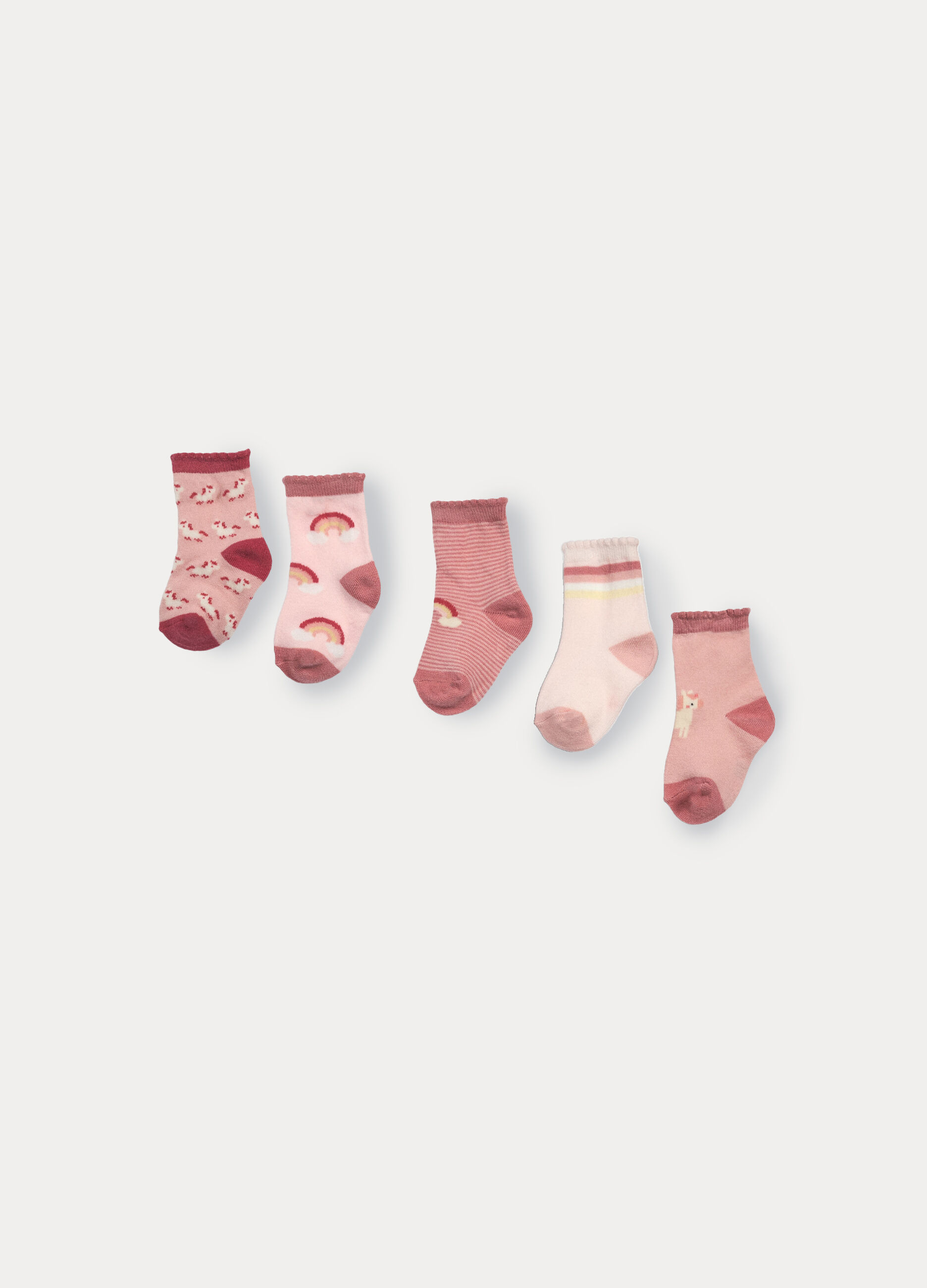 Pack 5 calze corte misto cotone_1