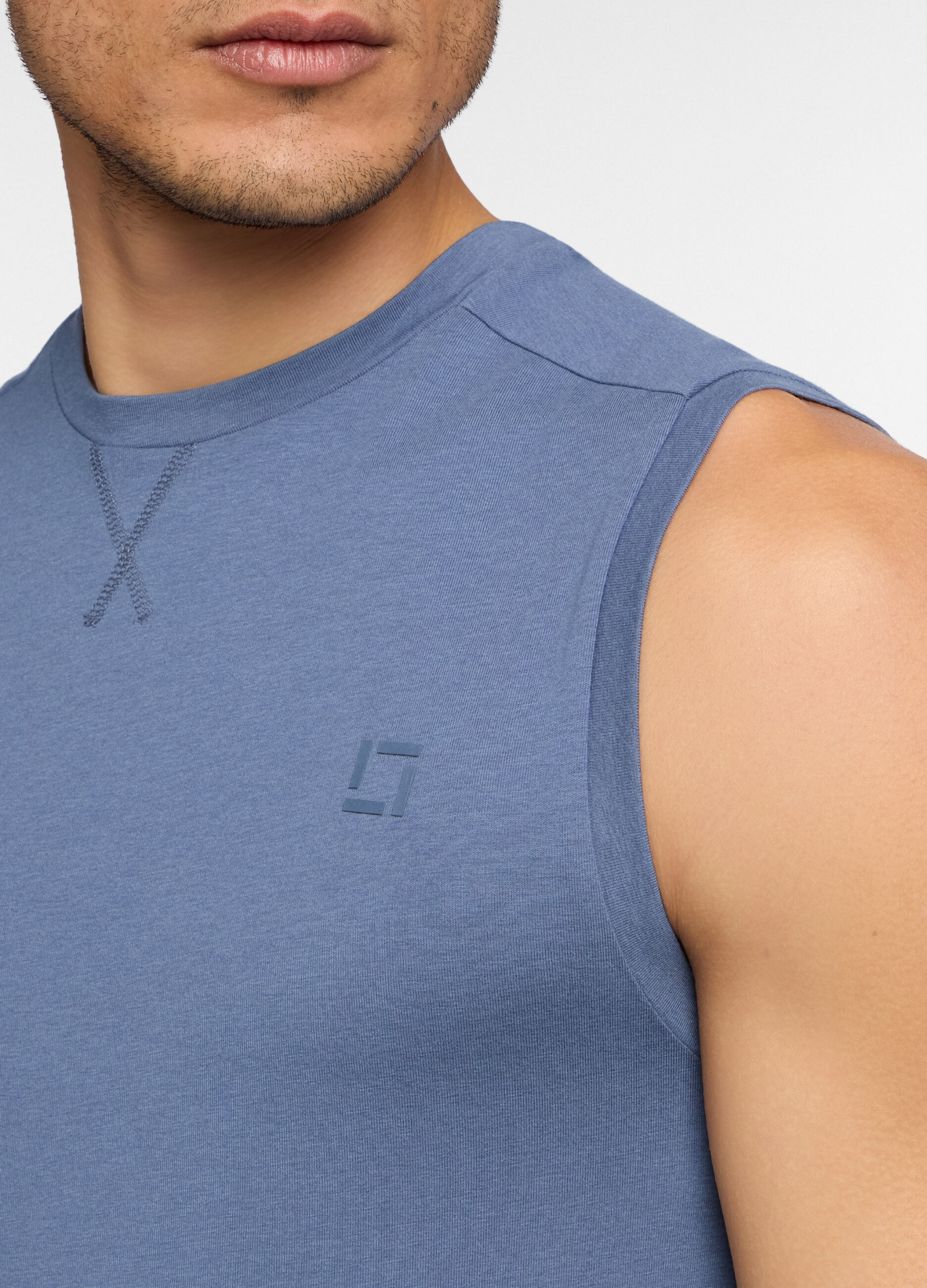 Canotta in cotone e modal stretch uomo_2