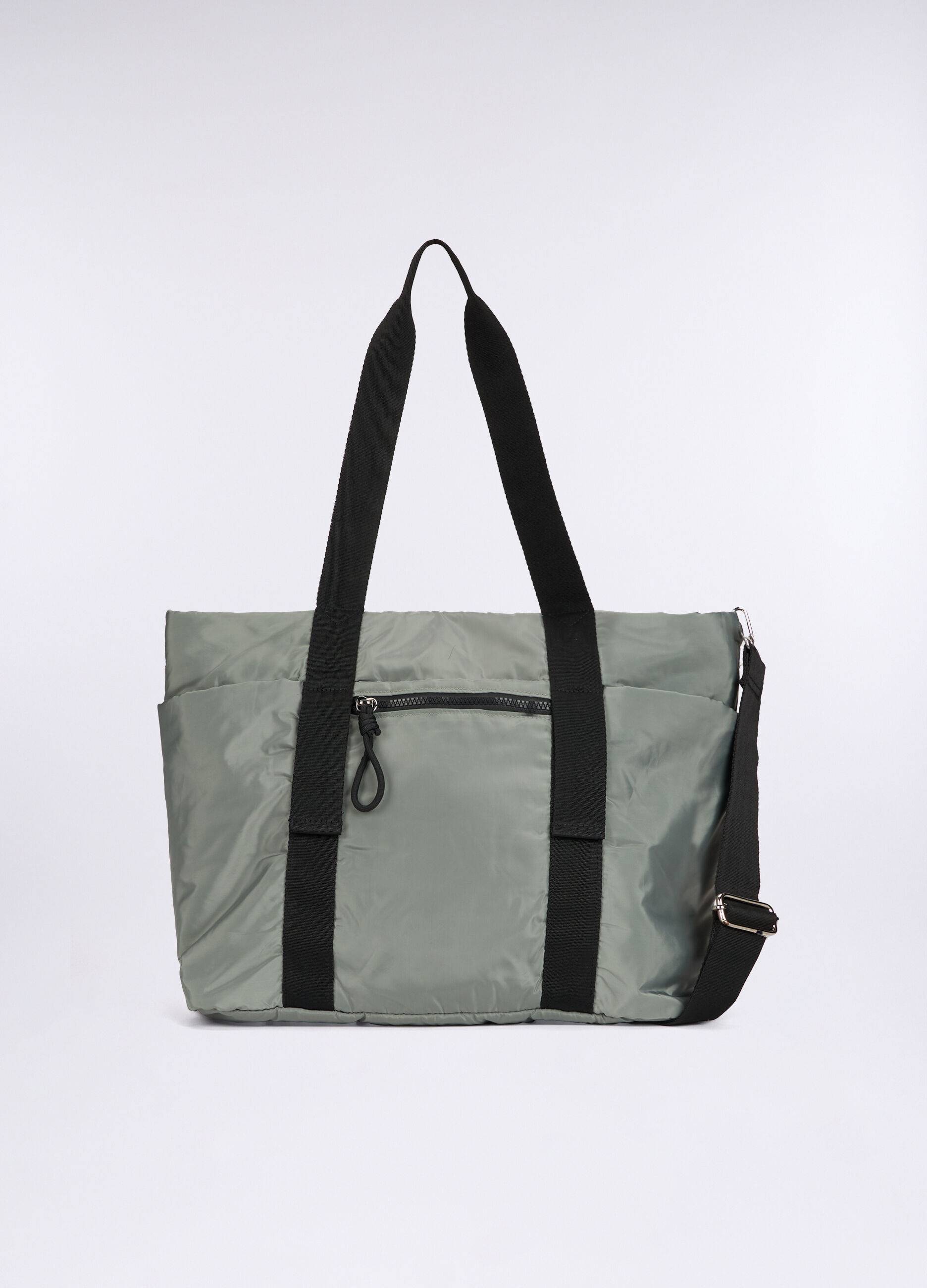 Borsa shopper in tessuto donna_0