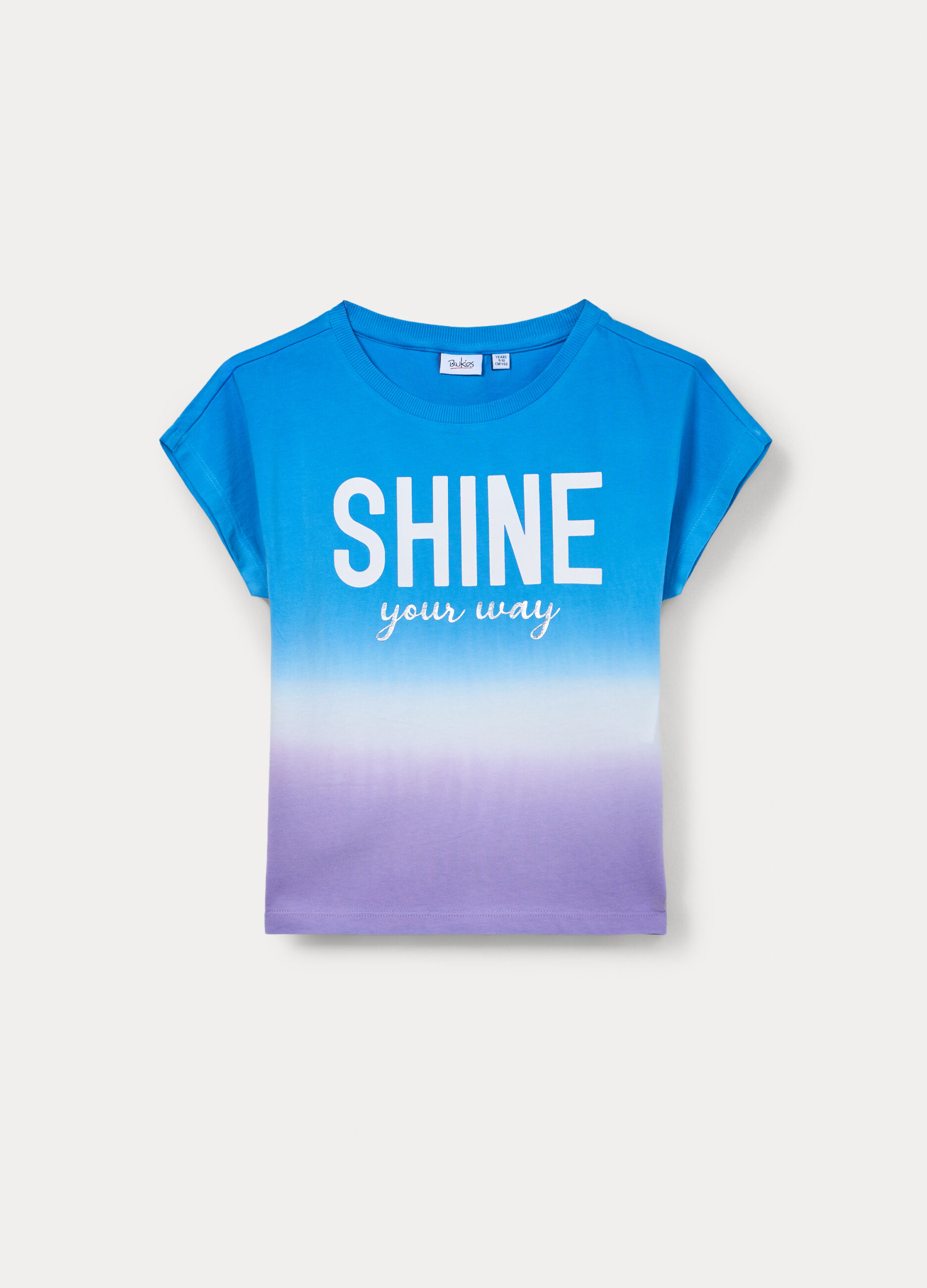 T-shirt in jersey di puro cotone ragazza_0