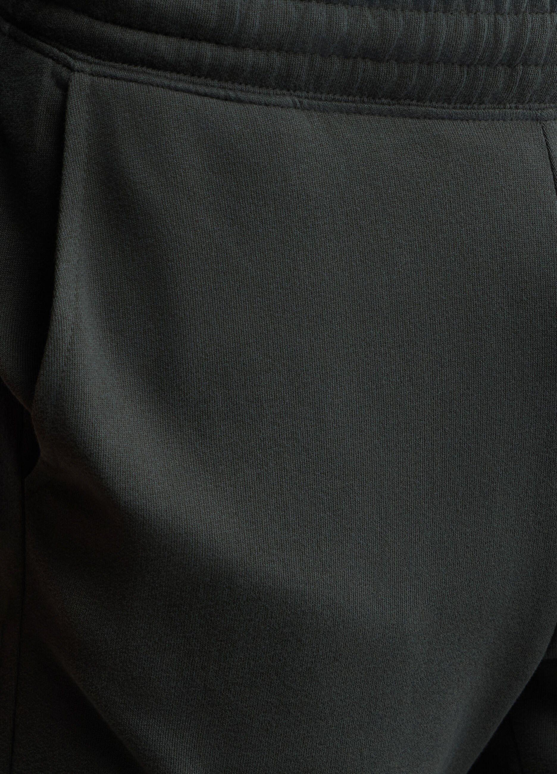 Jogger slim fit in felpa di cotone uomo_3