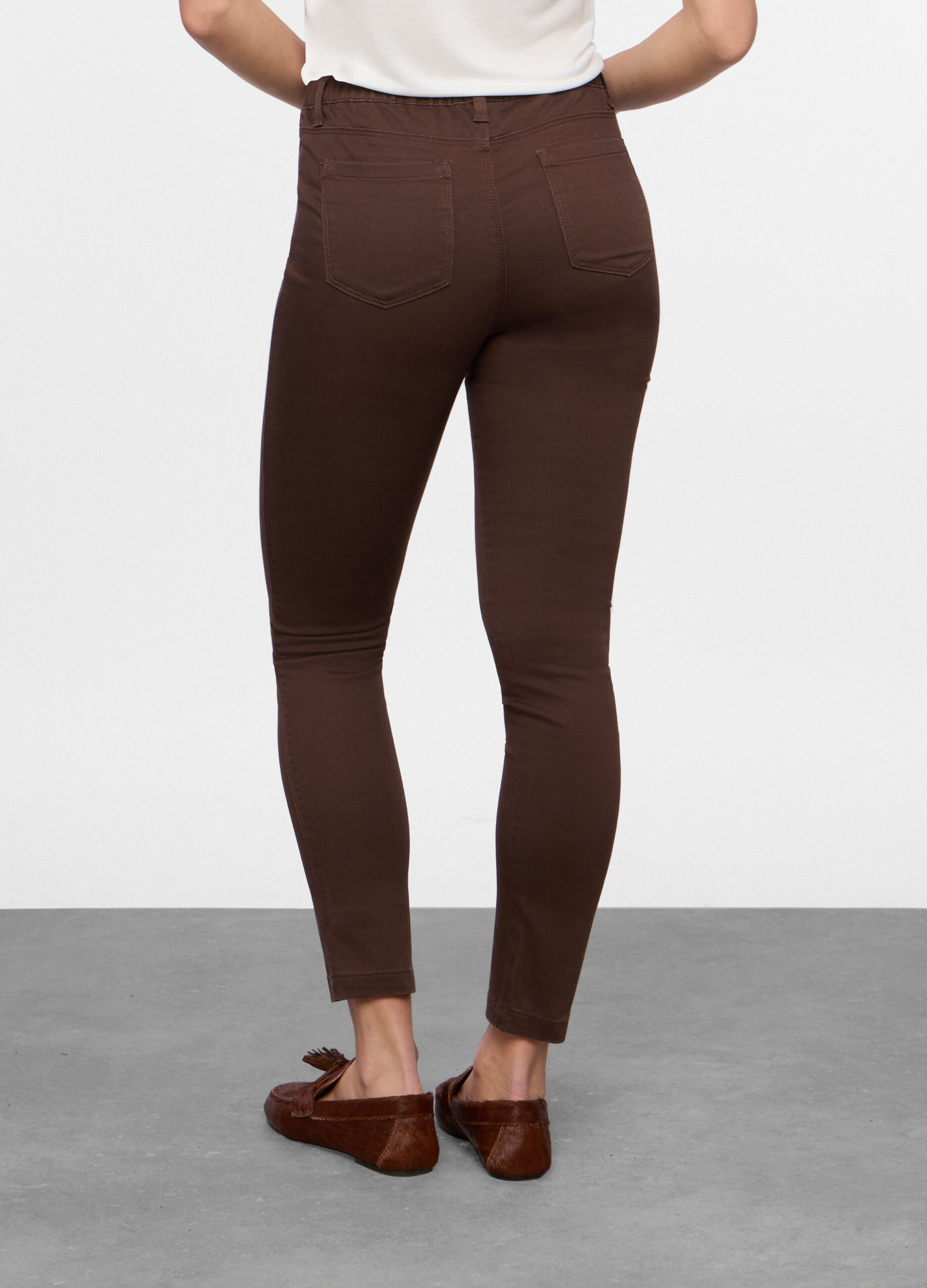 Jeggings in denim di misto donna_2