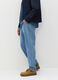 Jeans slim fit in denim di cotone uomo_4