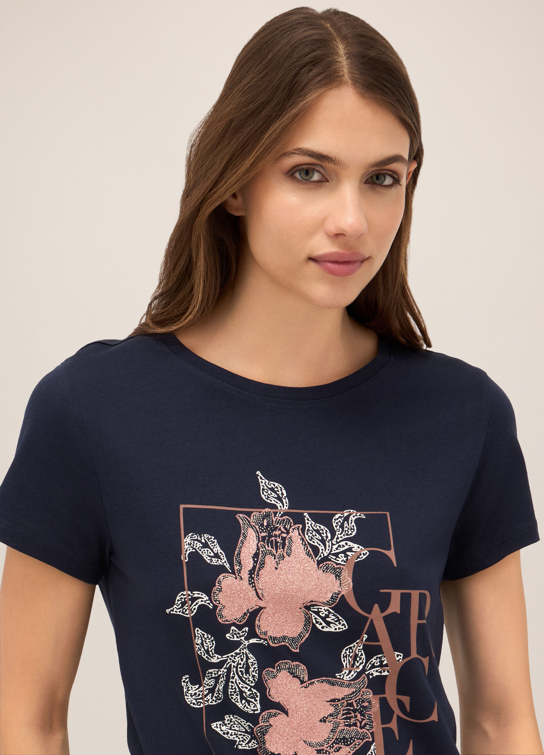T-shirt in puro cotone donna_2