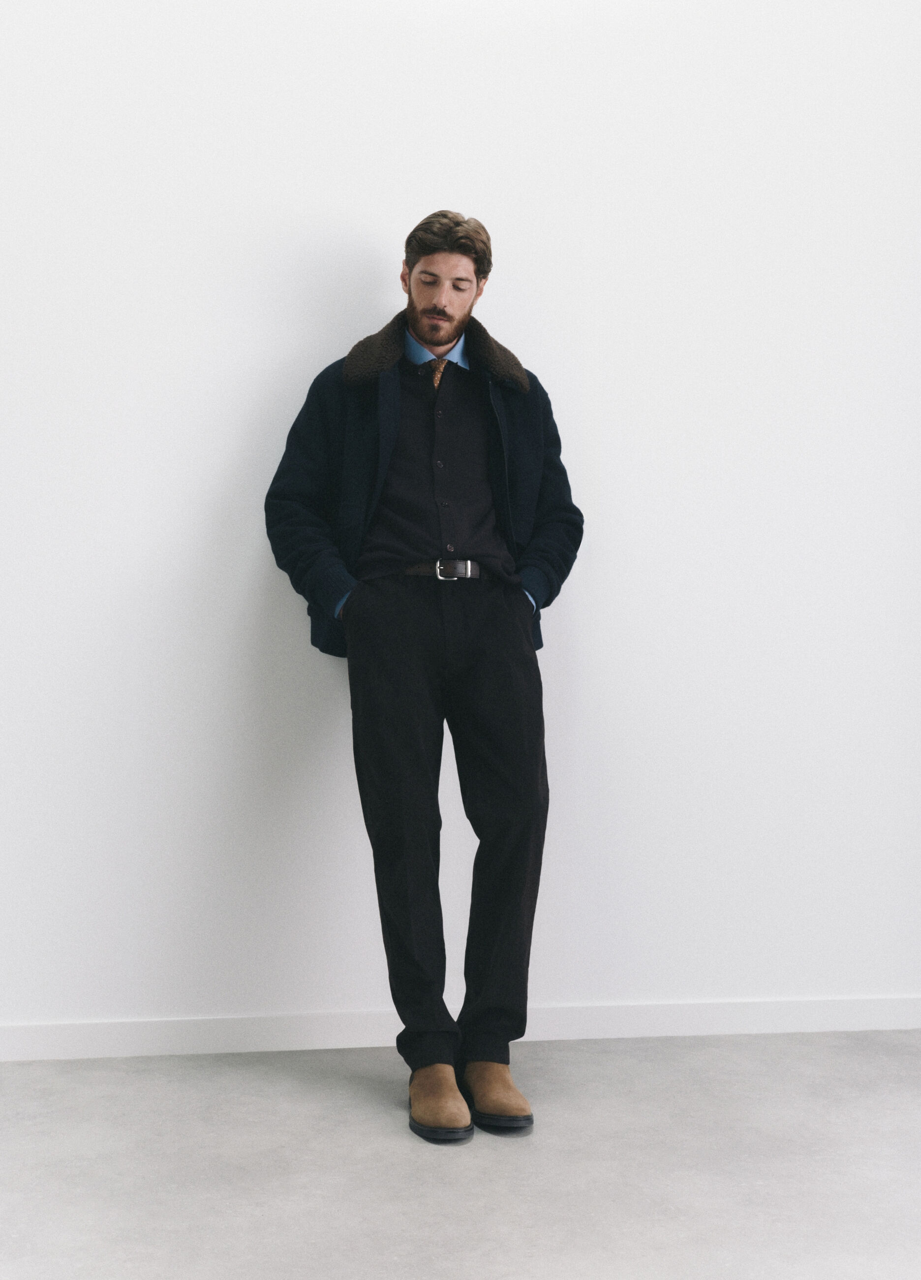 Cardigan in lana merino uomo_4