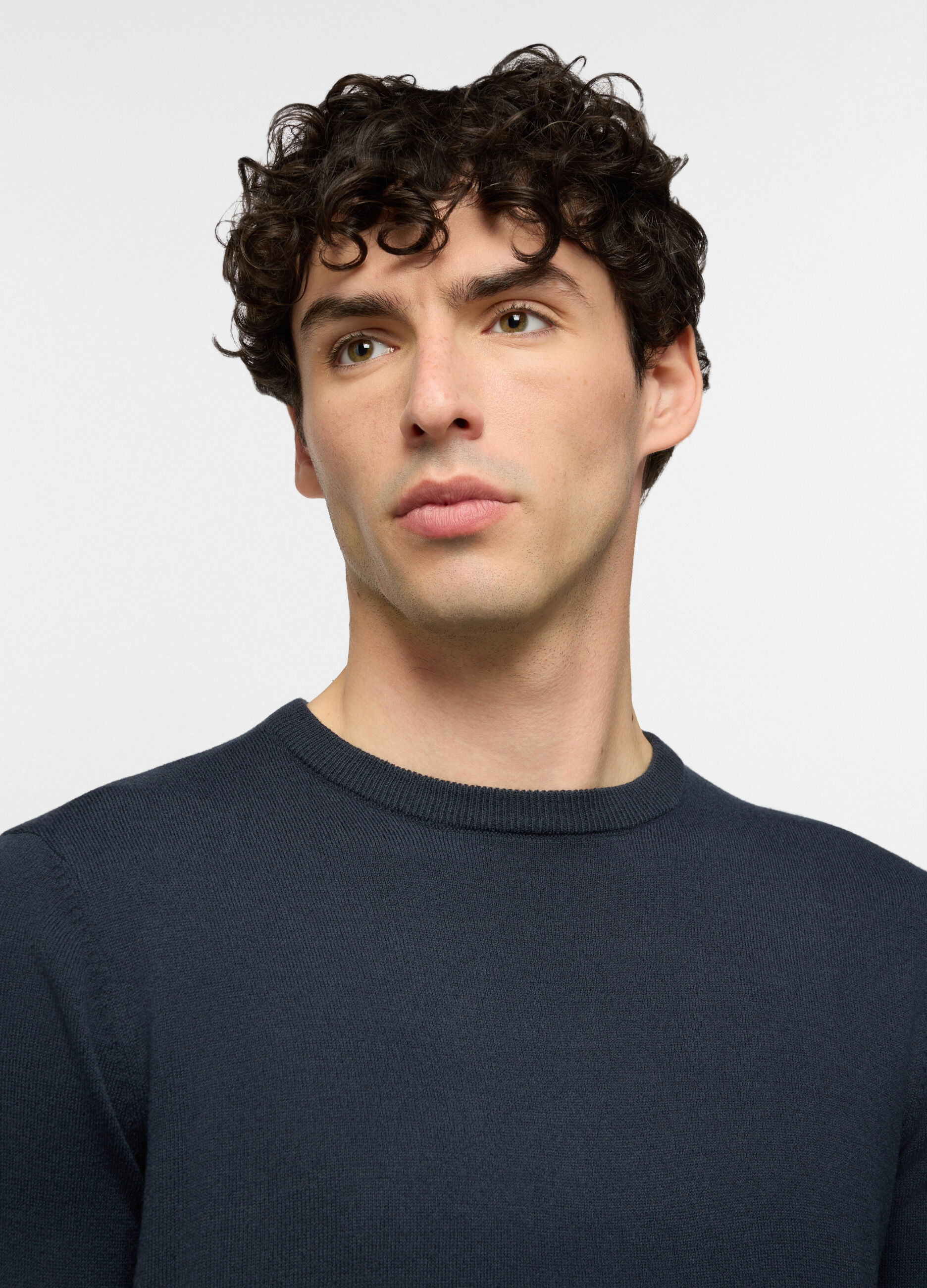 Maglione girocollo in jersey uomo_2