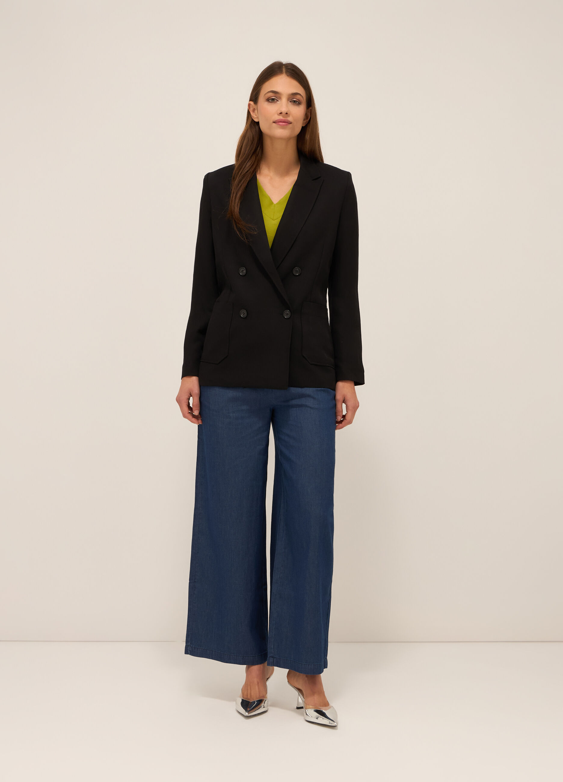 Blazer misto viscosa donna_0