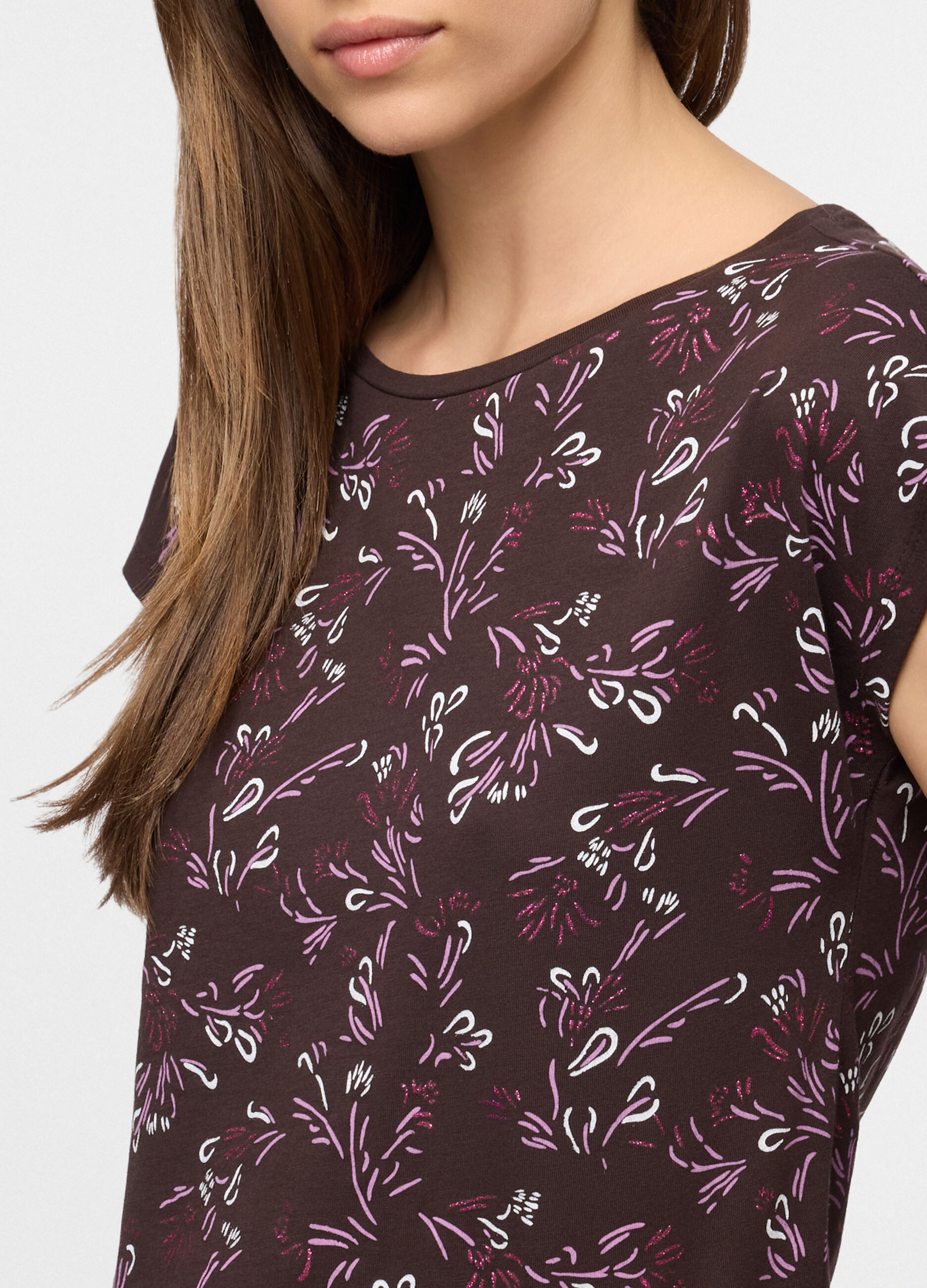 T-shirt girocollo donna_2