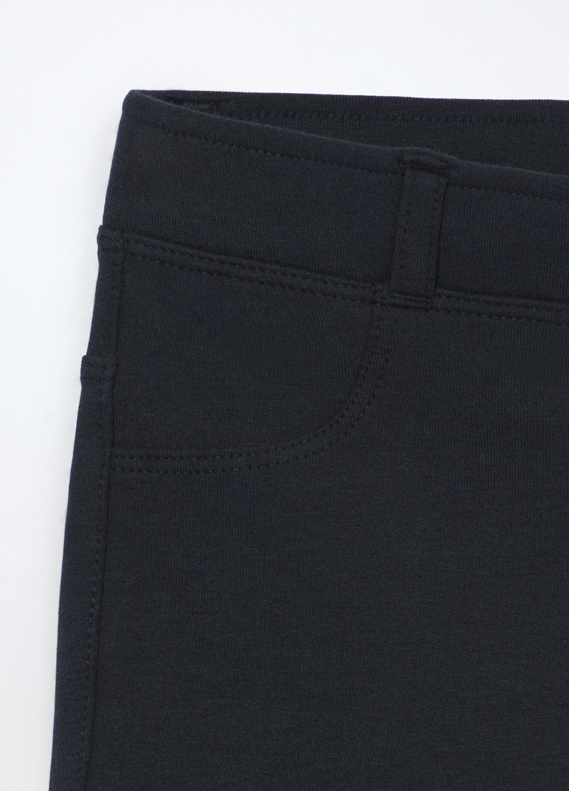 Treggings in french terry di cotone stretch bambina_2