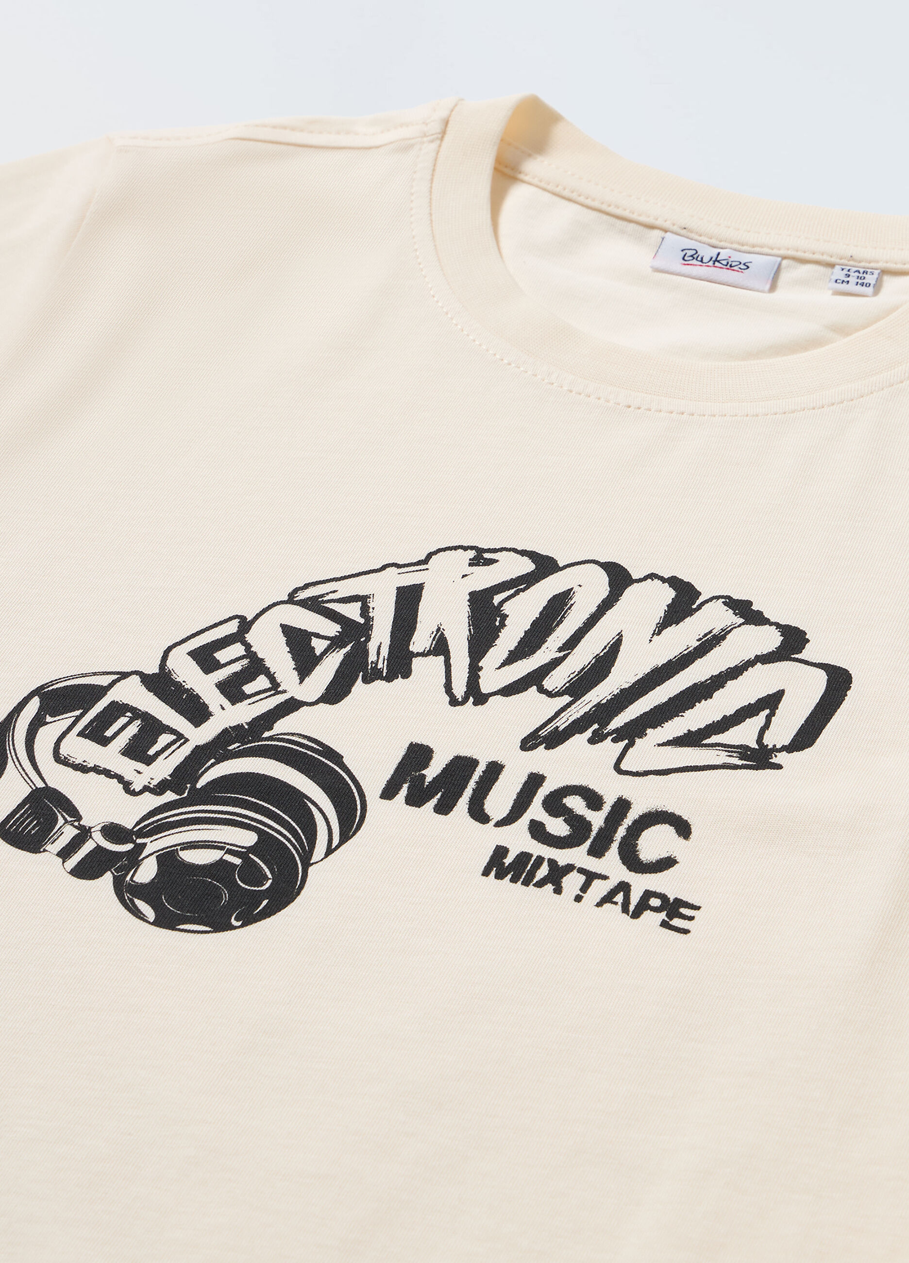 T-shirt a maniche lunghe in puro cotone ragazzo_1