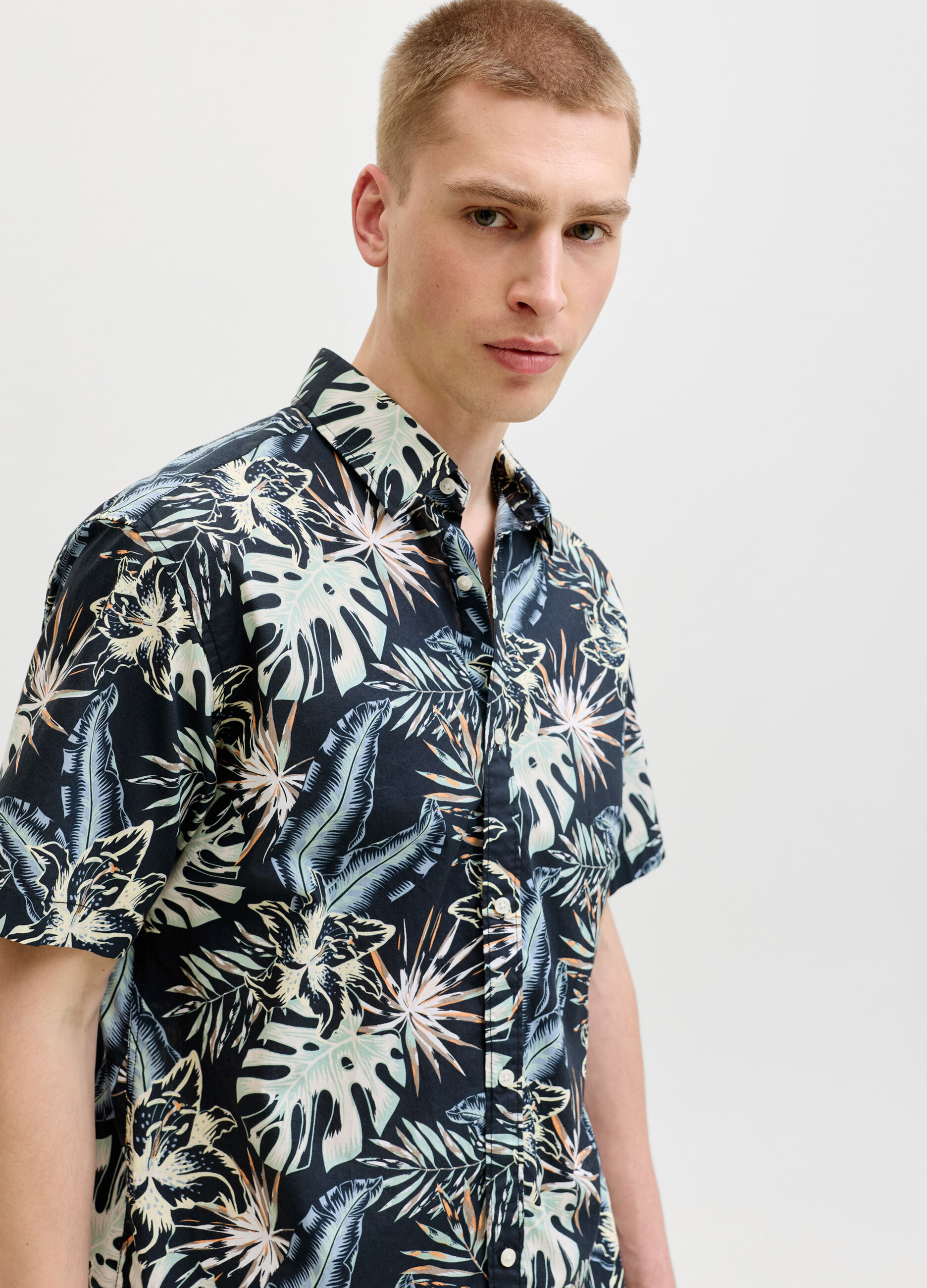 Camicia in cotone stampato uomo_3