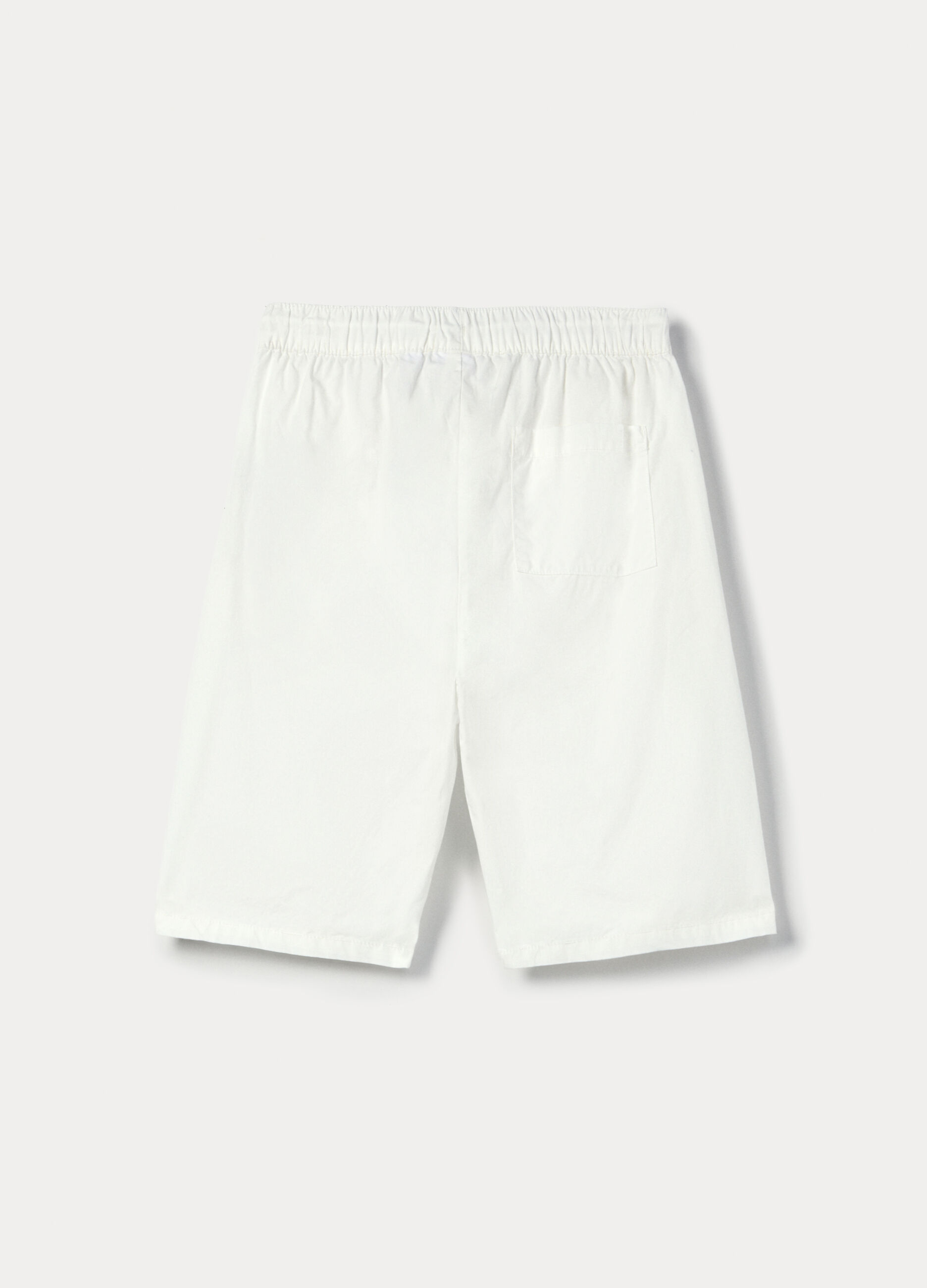 Shorts in popeline di puro cotone ragazzo_1