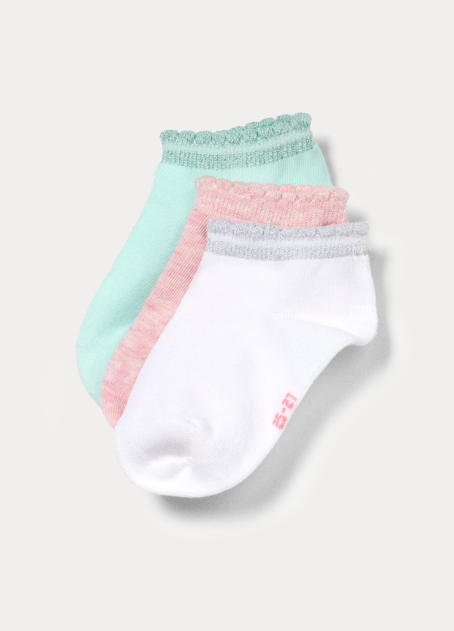 Pack 5 calze corte in cotone stretch_0