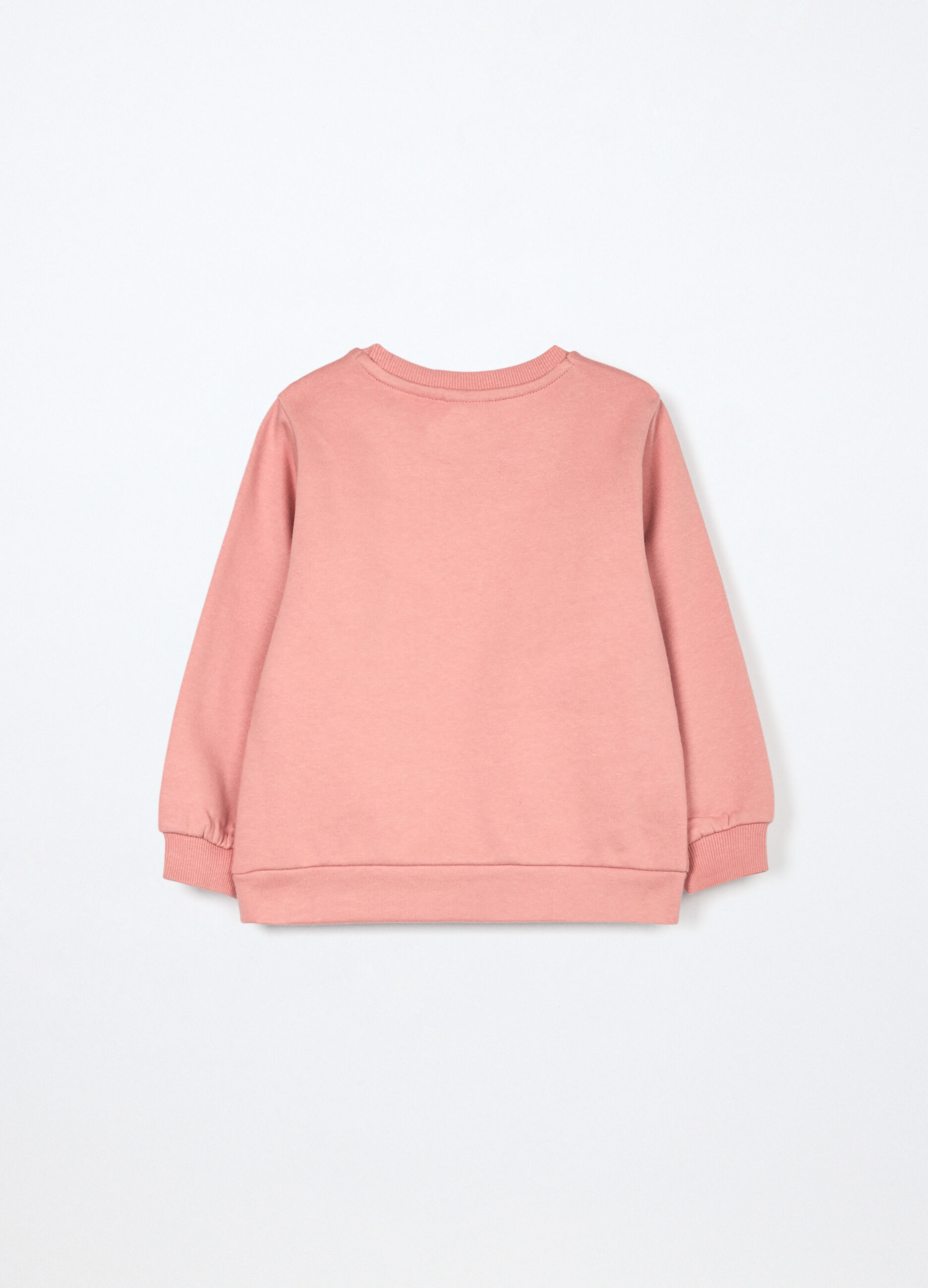 Felpa in puro cotone neonata