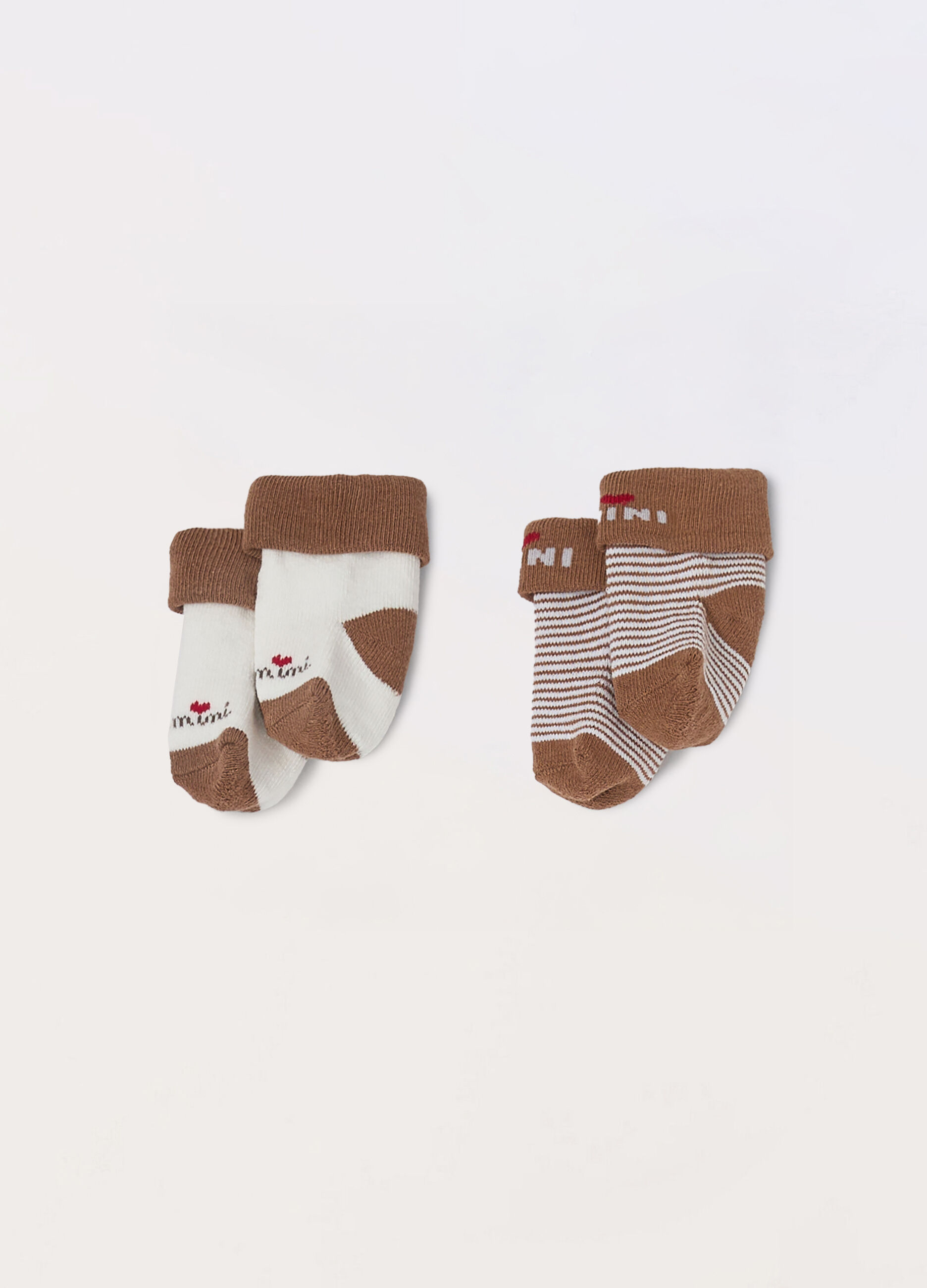 Pack 2 calze corte in misto cotone neonato_0
