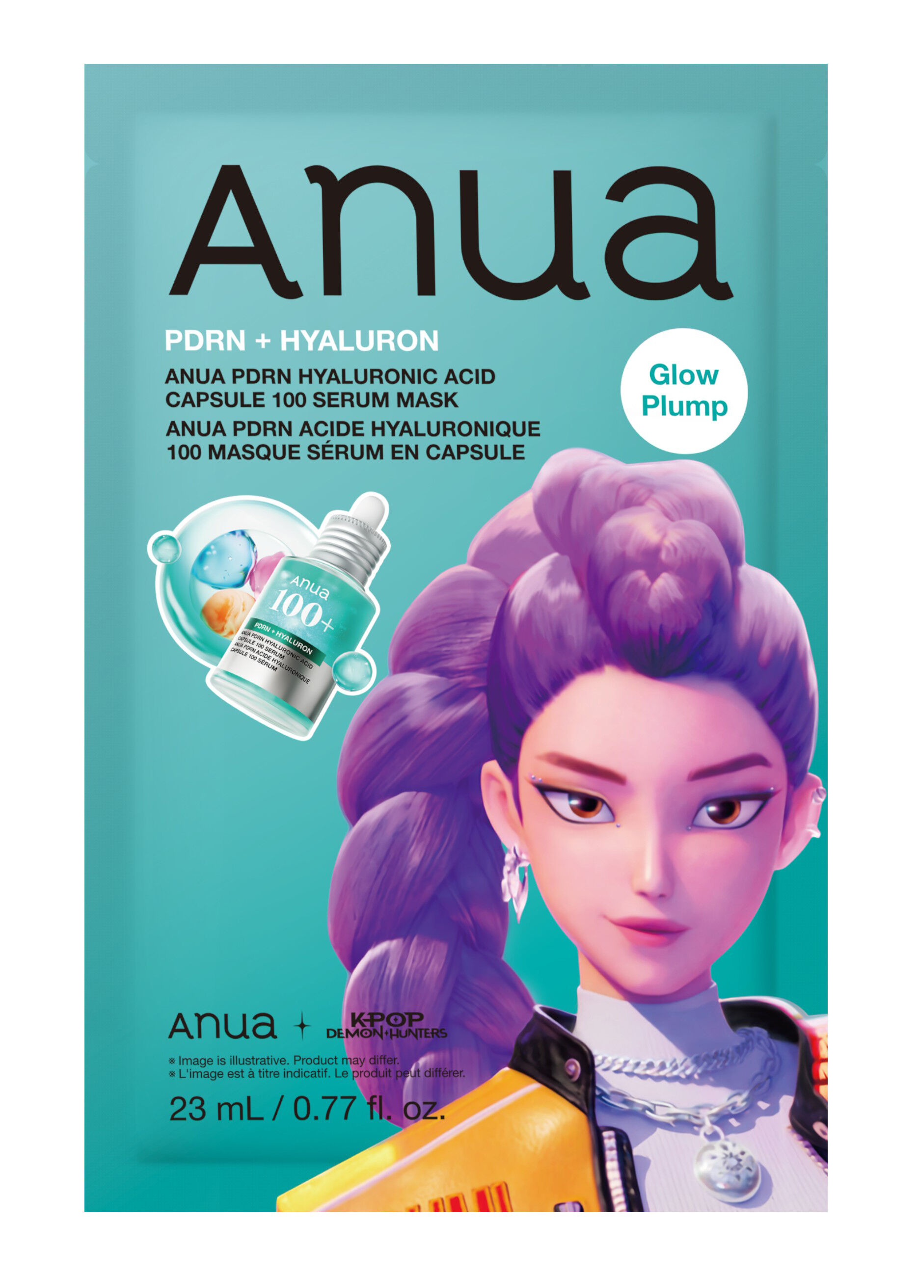 Pdrn Hyaluronic Acid Capsule 100 Serum Mask 23Ml - Anua KPop Demon Hunters_0