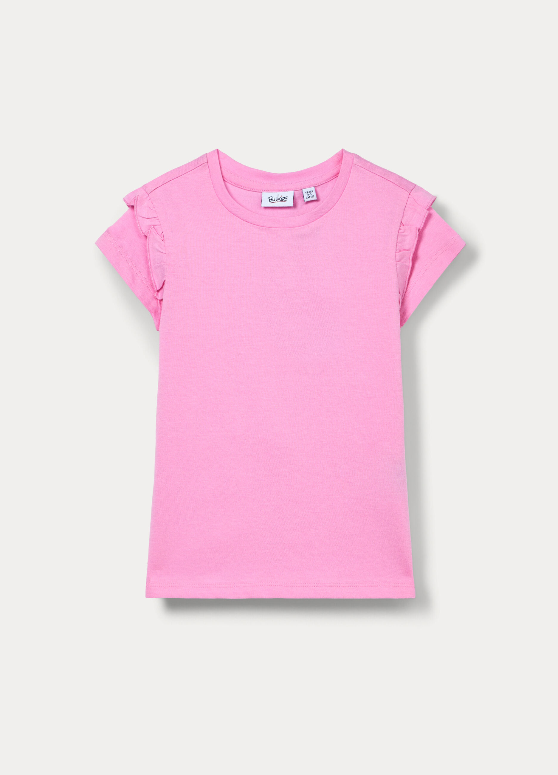 T-shirt in jersey di puro cotone bambina_0