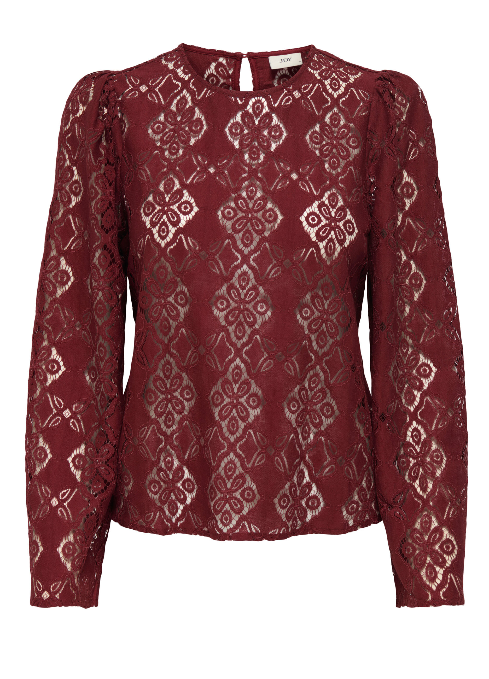 Maglia in pizzo lavorata donna_0