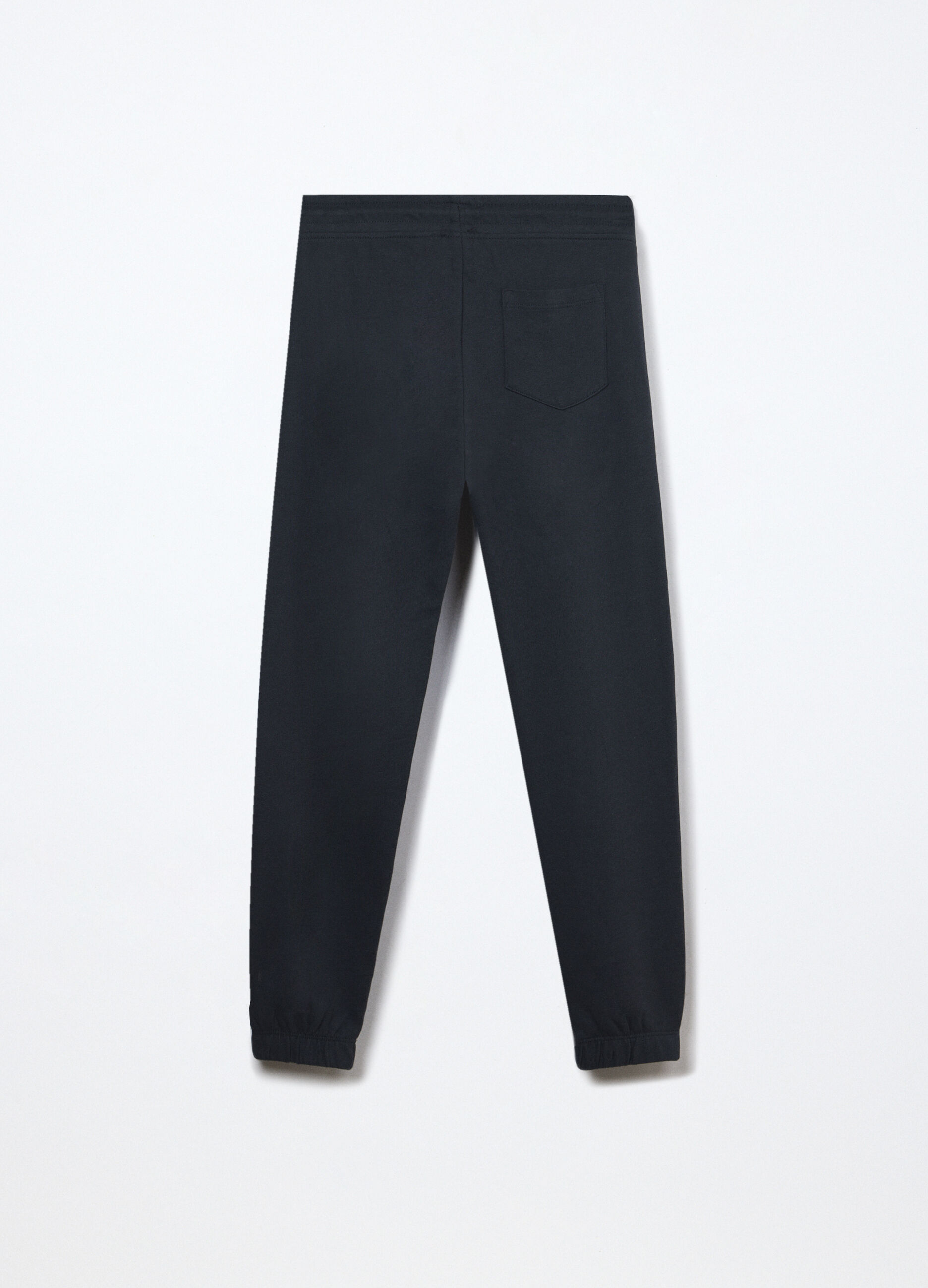 Jogger cargo in french terry di puro cotone ragazzo_1