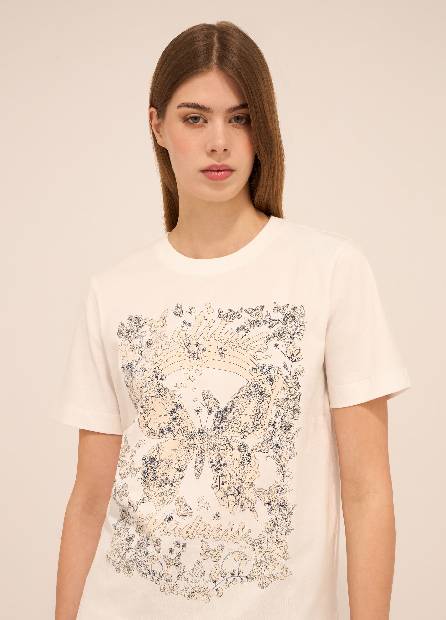T-shirt in puro cotone donna_2
