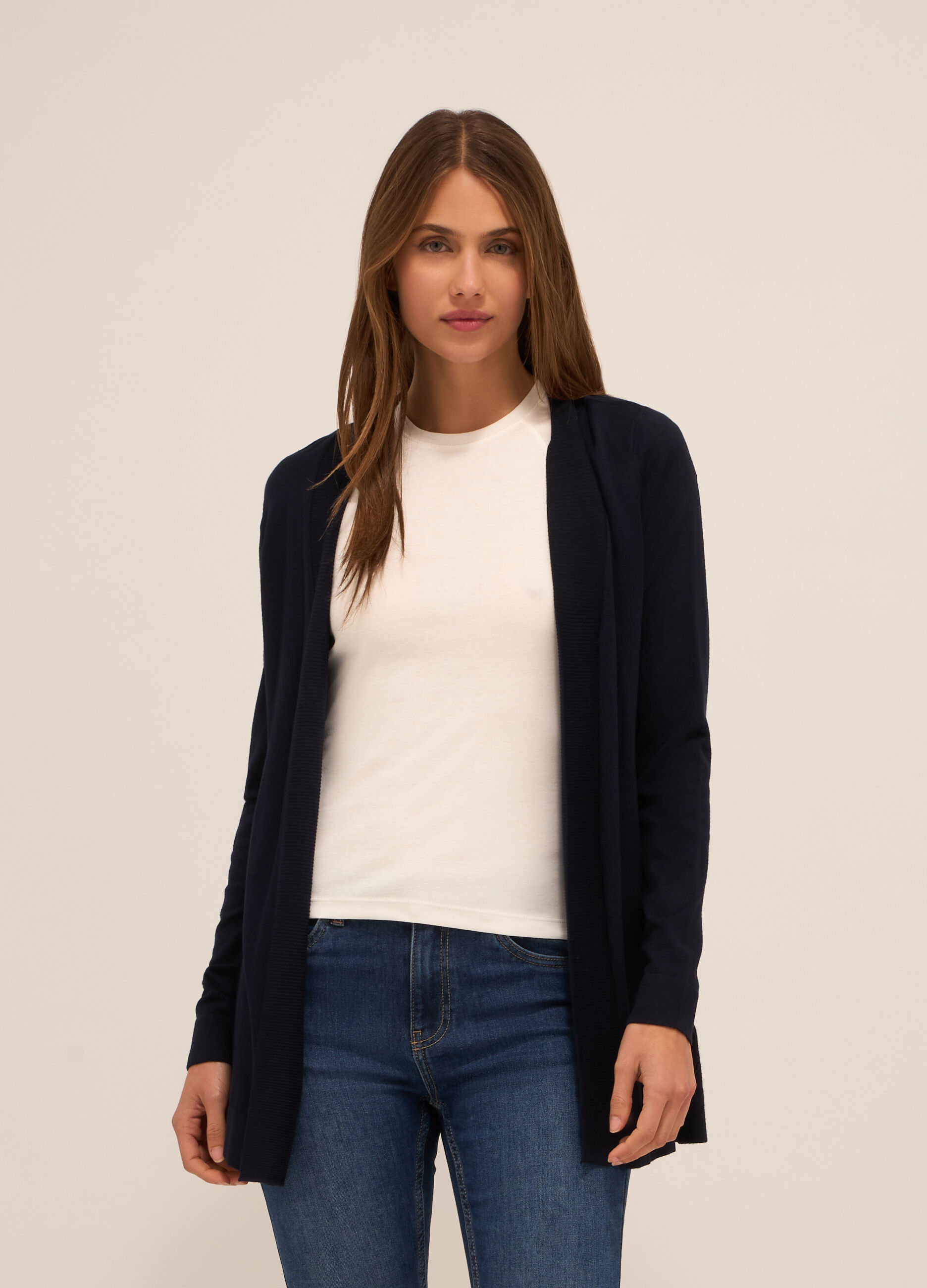 Cardigan in misto viscosa donna_0
