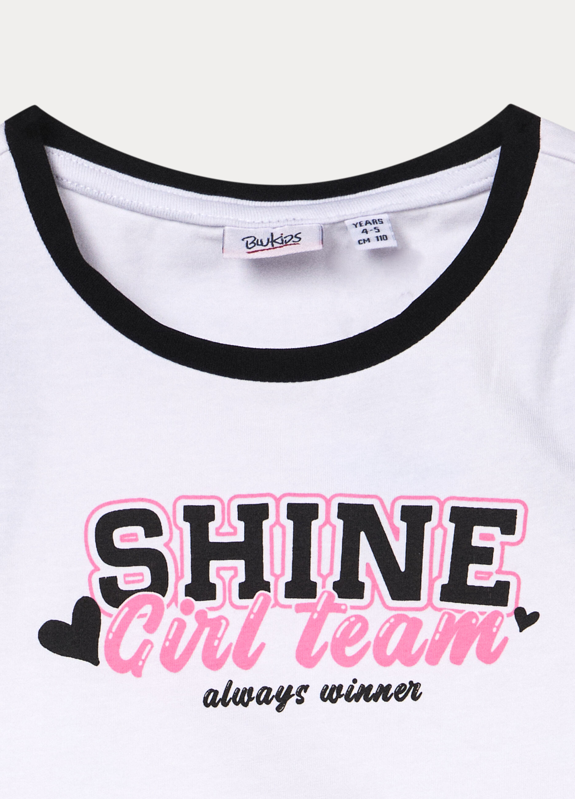 Jogging set in jersey di cotone stretch bambina_2