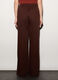 Pantaloni palazzo regular fit in puro cotone donna_2