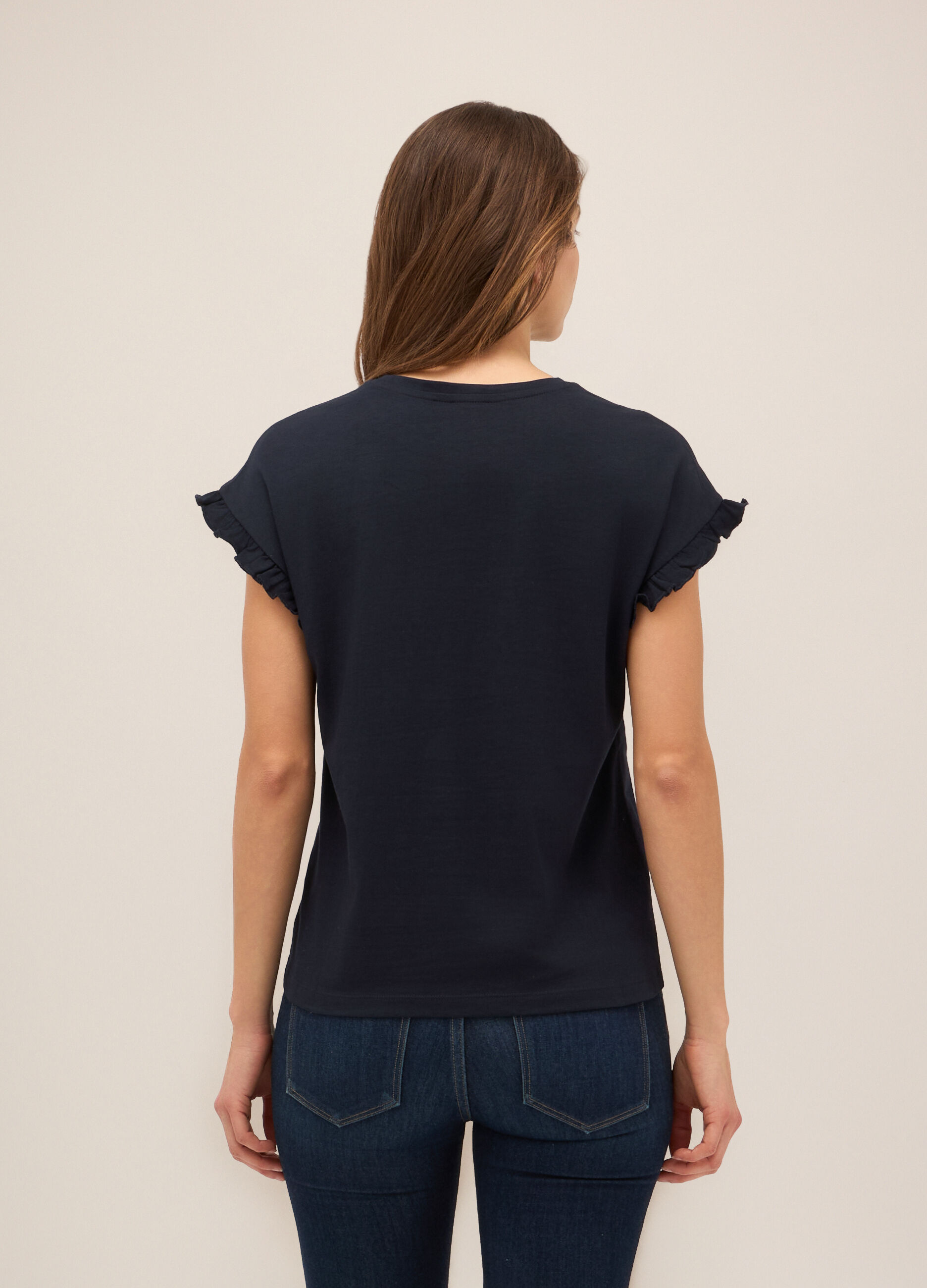 T-shirt in puro cotone donna_1