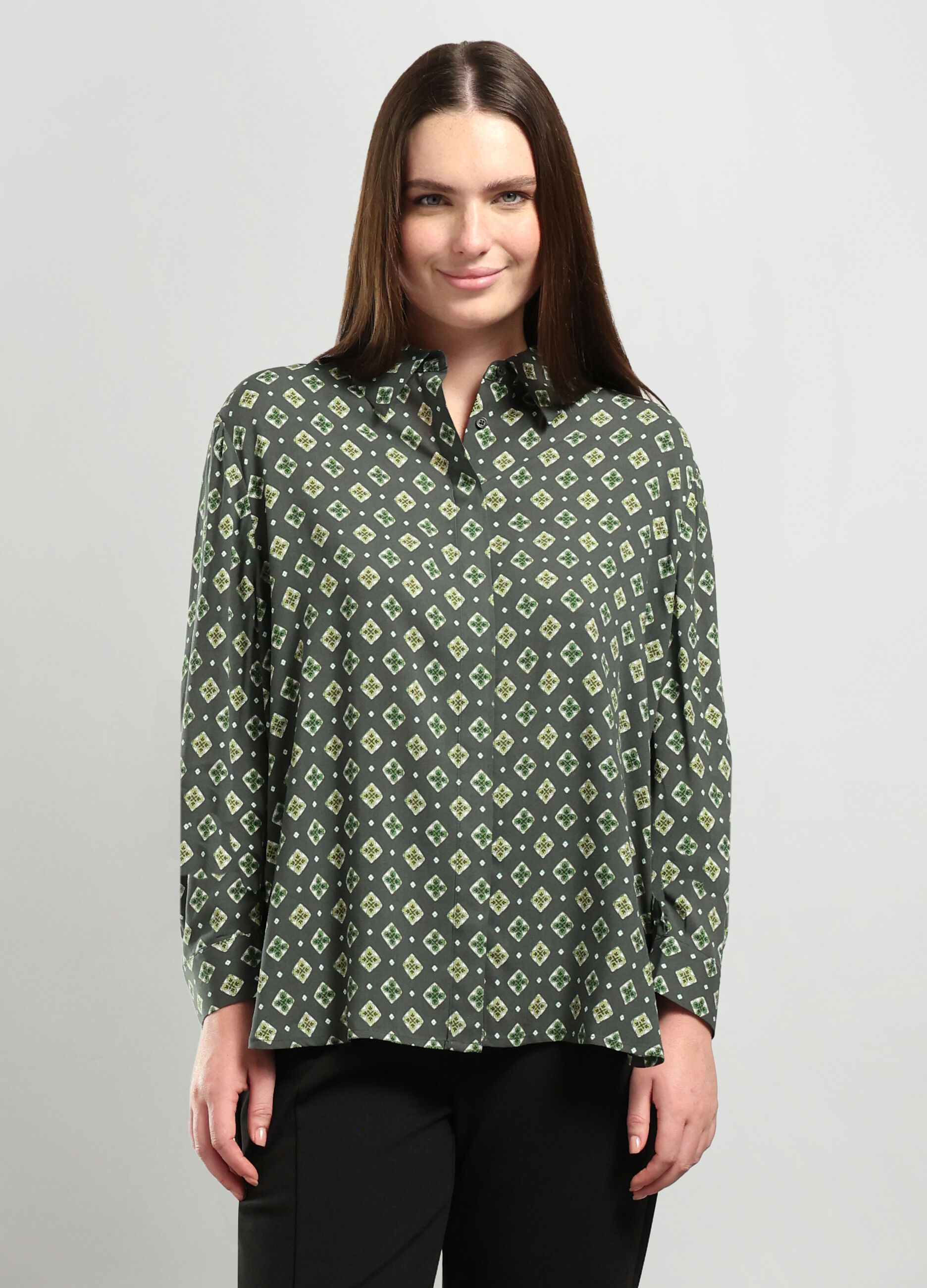 Camicia in pura viscosa donna curvy_0